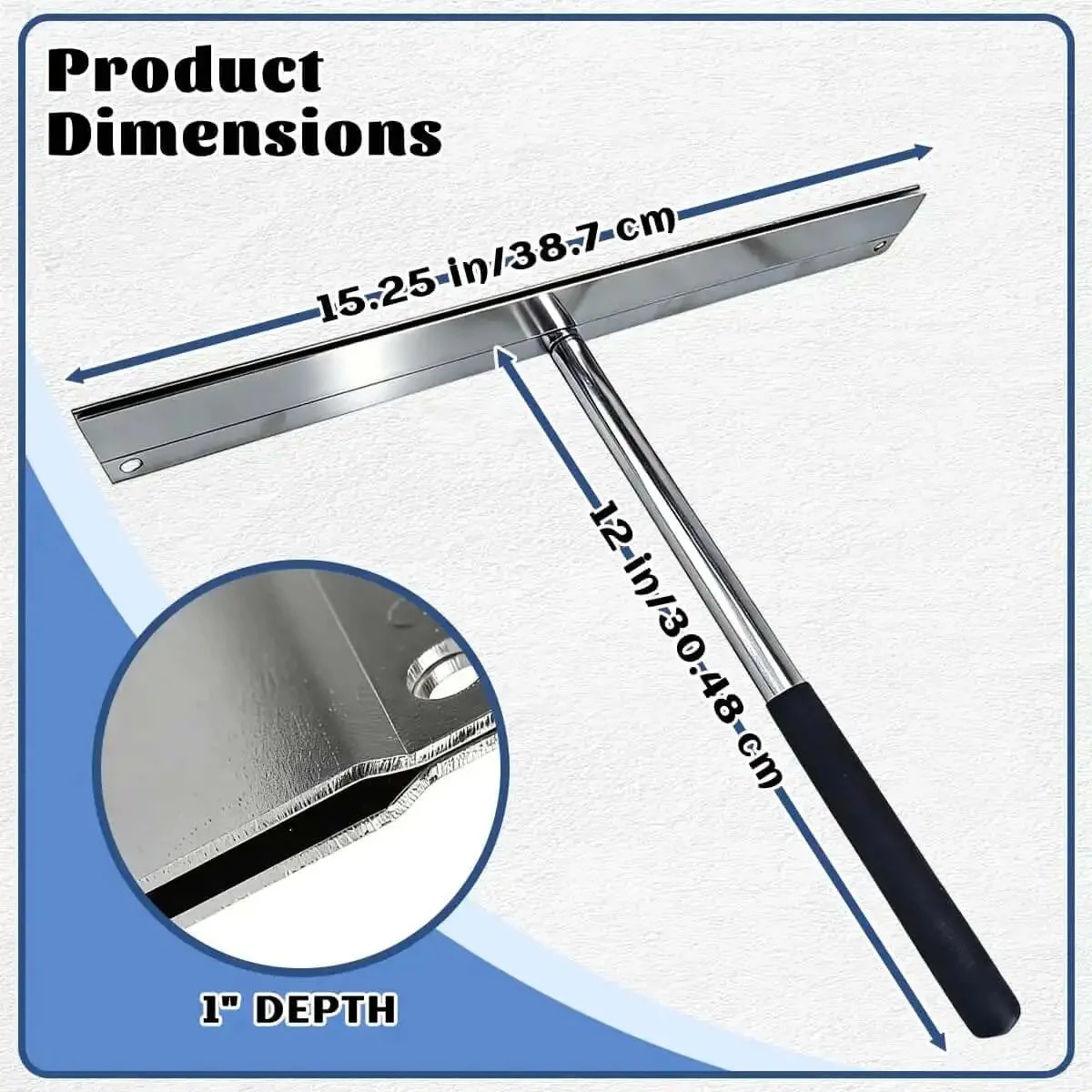 15.25 Inch Sheet Metal Bender With Sturdy Handle For Steel Bending Up To 1 Inch Deep Pro Grade Heavy Duty Tool For Standing Seam Roofing And Metal Roofing Installation Construction And HVAC Projects - Image 7