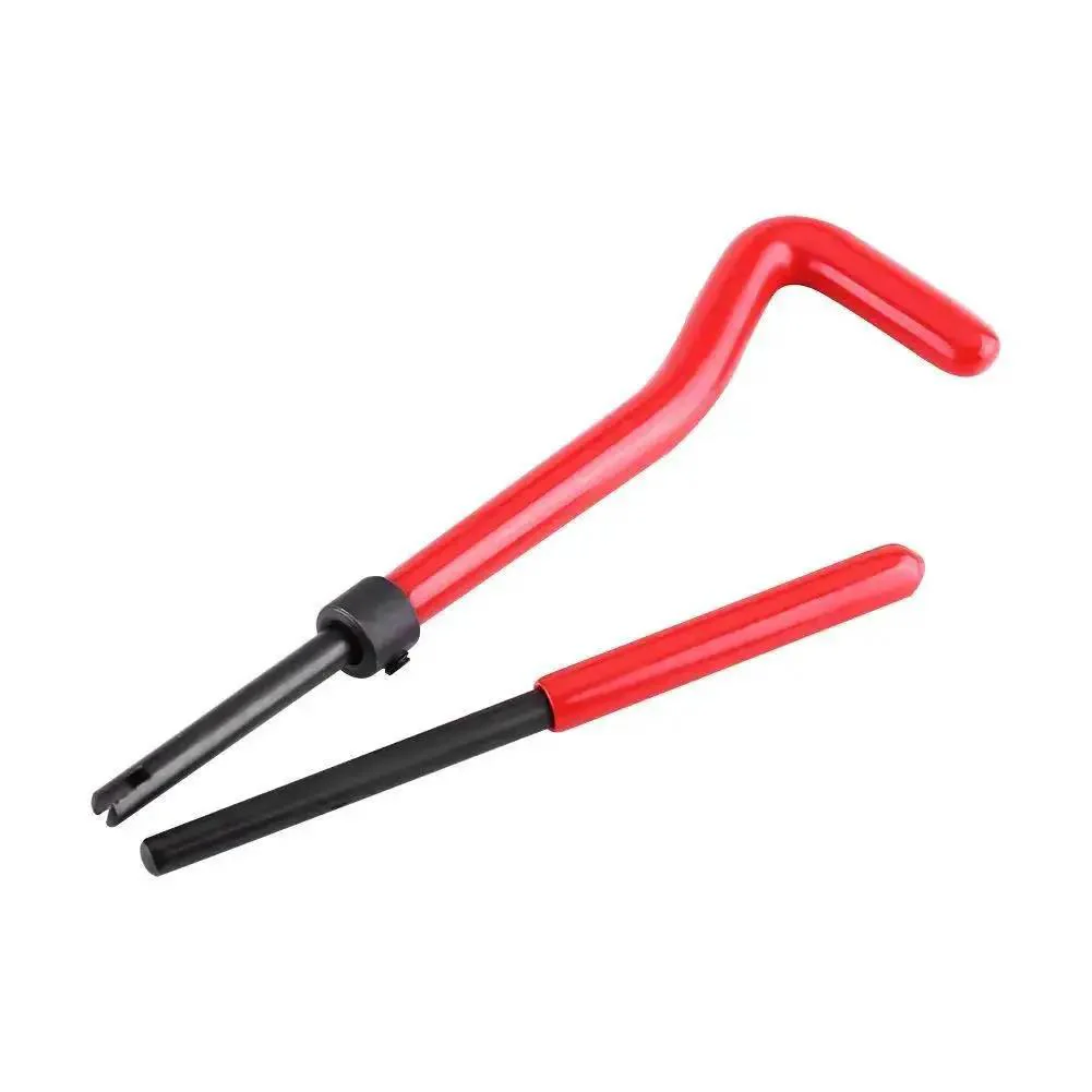 15Pcs Thread Repair Kit M9 X 1.25mm Metric Thread Insert Set For DIY Auto Repairs And General Maintenance, Durable High Speed Steel Construction With Red Plastic Handle, Handy Hand Tool Kit For Cars And Machinery - Image 3