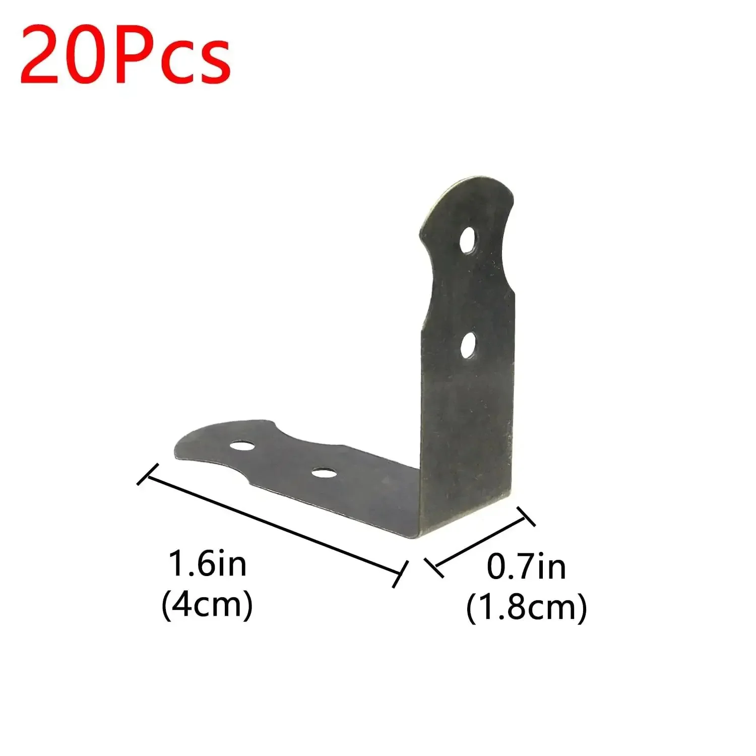 1.6 By 0.7 Inch Right Angle Corner Protector Set Of 20 With Mounting Screws, Iron Bronze Finish, Dope Box Edge Covers For Furniture, Keeps Rough Edges In Check And Your Corners Looking Fresh, Easy Install - Image 9