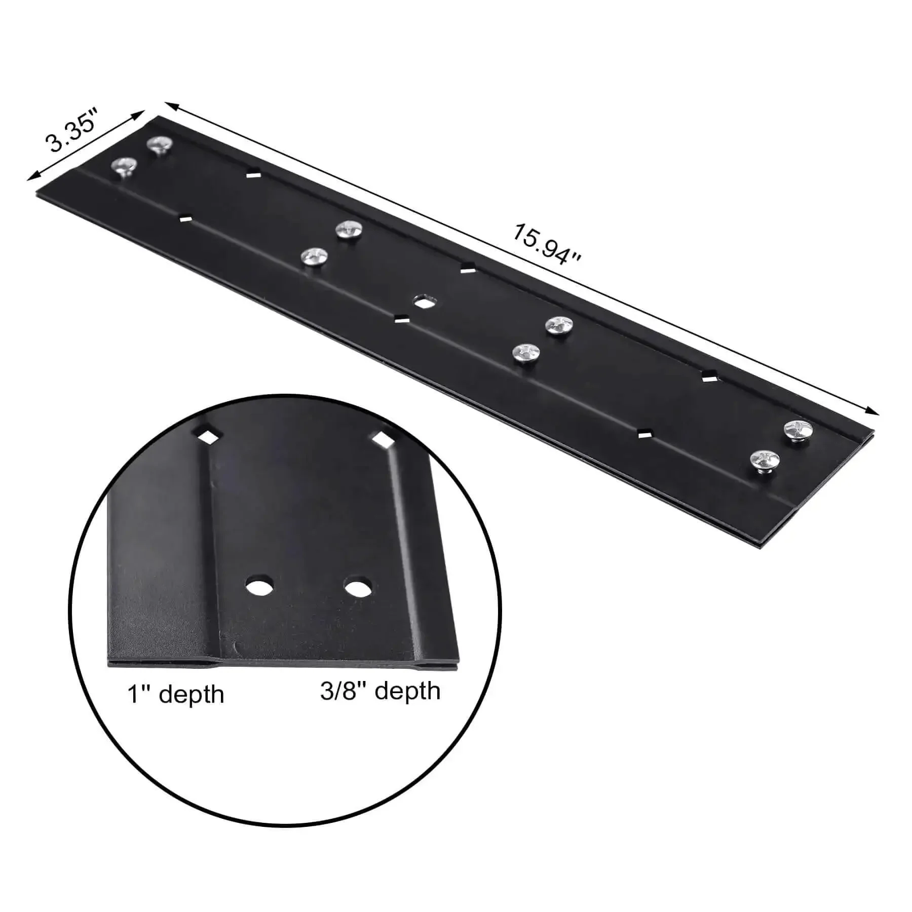 16 Inch Sheet Metal Bender for HVAC Ductwork and Roofing Panels Hemming Forming, Adjustable Three Eighths Inch and One Inch Folding Depths, Steel Construction, Ideal for Standing Seam and Galvanized or Stainless Steel Sheets - Image 7