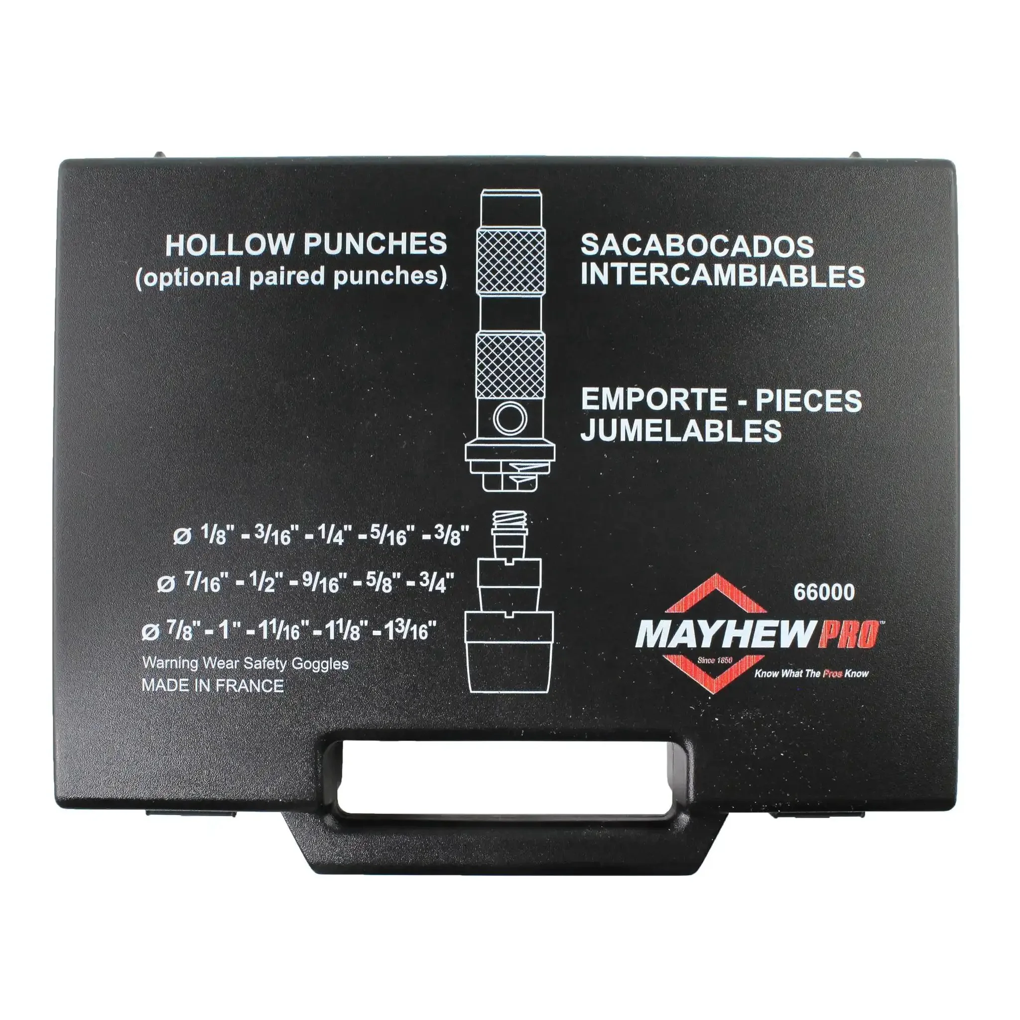16 Piece Hollow Punch Set For Leather, Vinyl, Cloth And Light Metal With Pro Grade ID And OD Sizes And Dual Cutting Heads For Quick Concentric Circles In One Strike, Ideal For Precise Gaskets And Washers - Image 2
