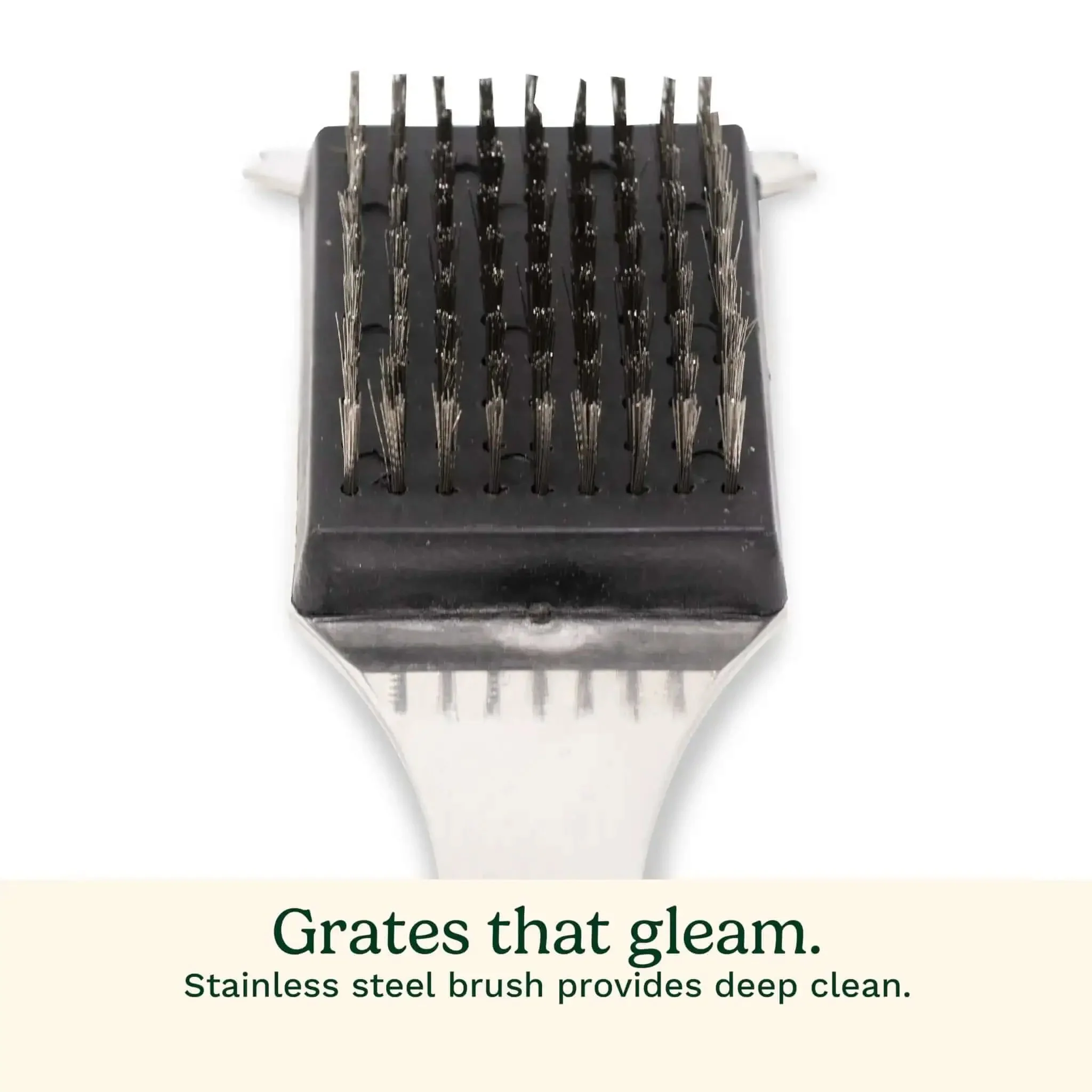 16.5-Inch Long Handle Stainless Steel Grill Cleaner Brush And Scraper For BBQ Griddle And Outdoor Grills, Dishwasher Safe, Reaches Every Nook And Cranny, Heavy Duty Cookout Tool For Barbecue Accessories - Image 5