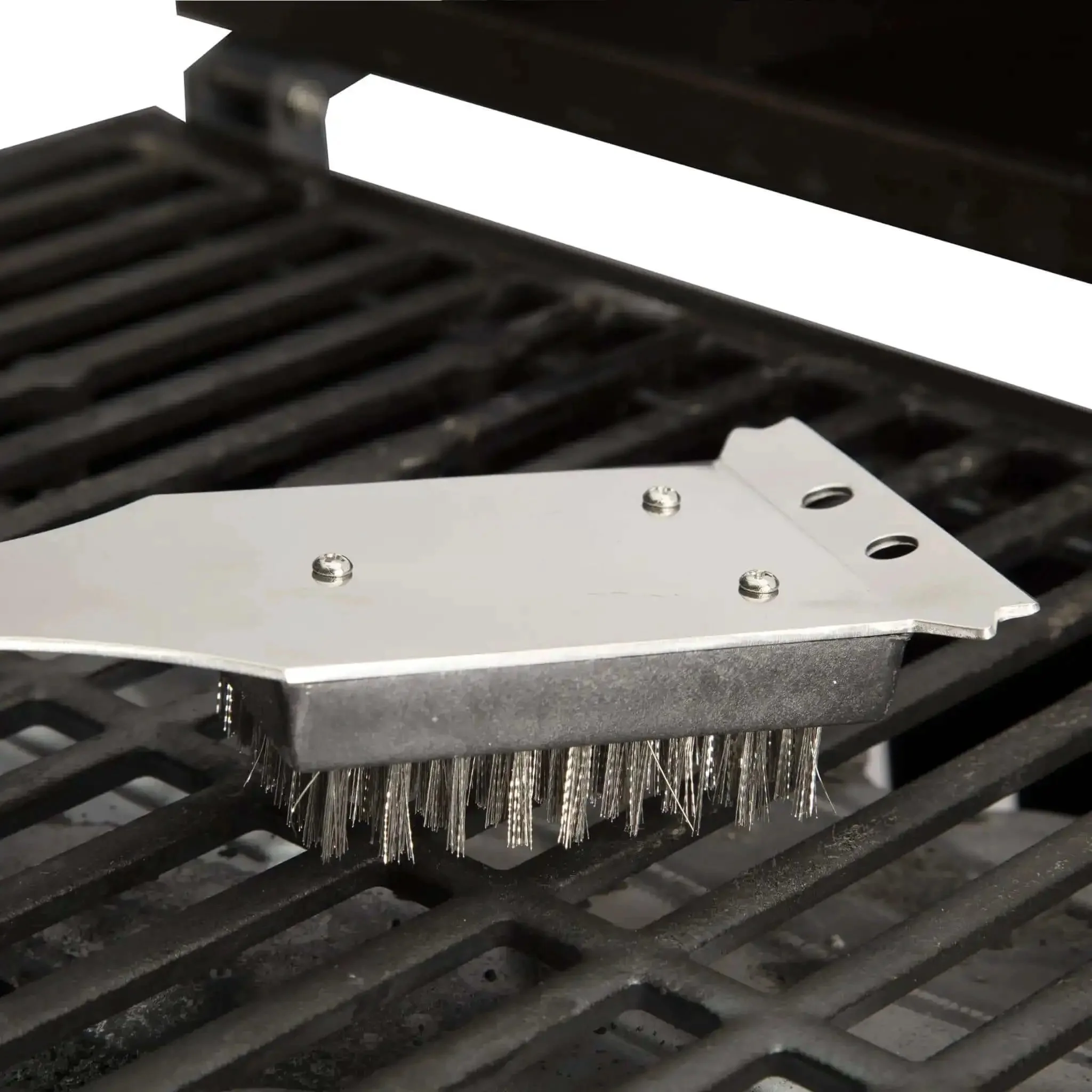 16.5-Inch Long Handle Stainless Steel Grill Cleaner Brush And Scraper For BBQ Griddle And Outdoor Grills, Dishwasher Safe, Reaches Every Nook And Cranny, Heavy Duty Cookout Tool For Barbecue Accessories - Image 8