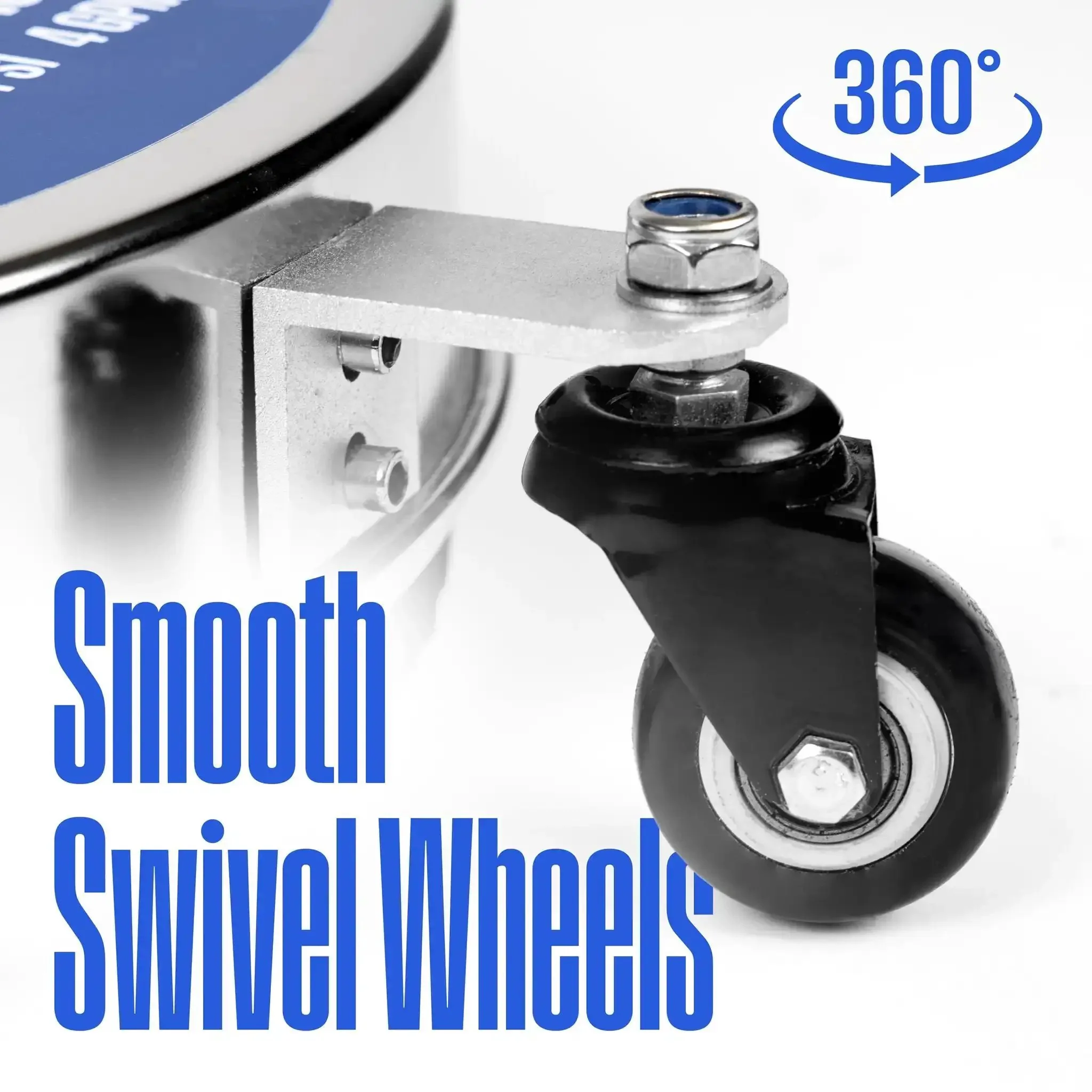 16.5 Inch Surface Cleaner Attachment For Pressure Washers Stainless Steel Up To 4400 PSI Quick Connect One Quarter Inch For Gas And Electric Washers Busts Grime On Decks Patios Driveways And Walls Like A Pro - Image 6