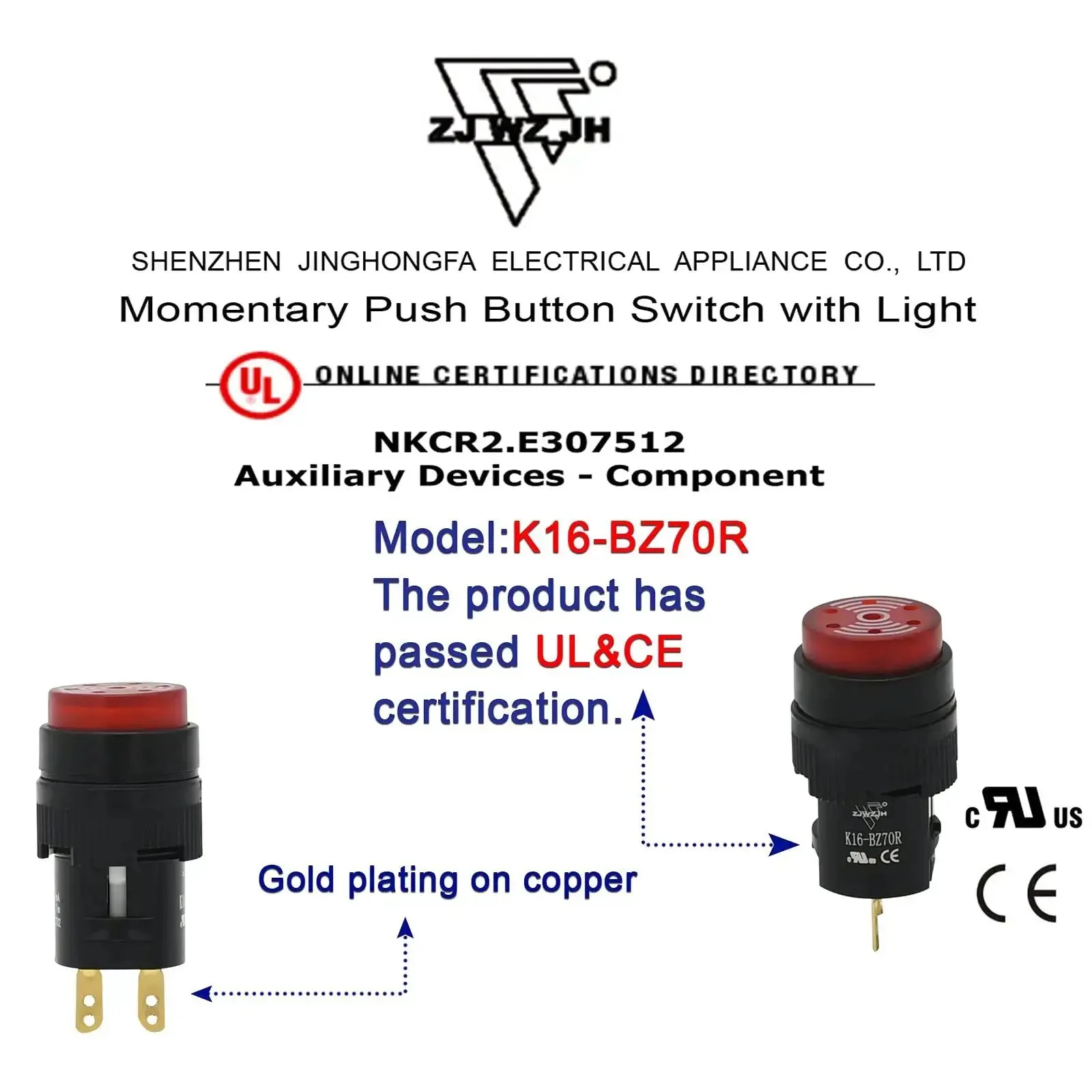16mm Red Buzzer Indicator Light Lamp 12V DC LED With 0.63 Inch Round Cap Alarm Signal For Electrical Control Panels Continuous 80dB Sound DIY 2 Pack Ideal For Panels And DIY Projects - Image 6