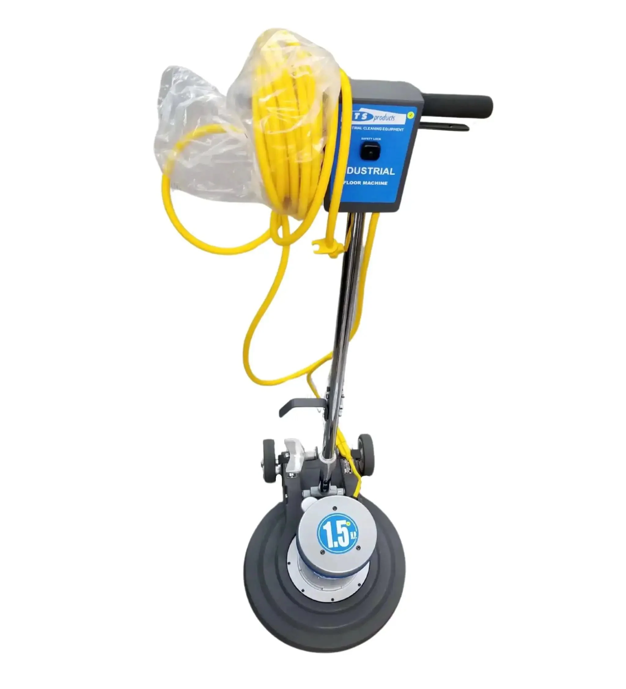 17 Inch Heavy Duty Floor Buffer Machine Complete Cleaning Bundle With Pad Driver And Starter Pads For Commercial And Industrial Floors, High Torque Motor, Ergonomic Handle, Durable Construction For Pro Grade Floor Care - Image 5
