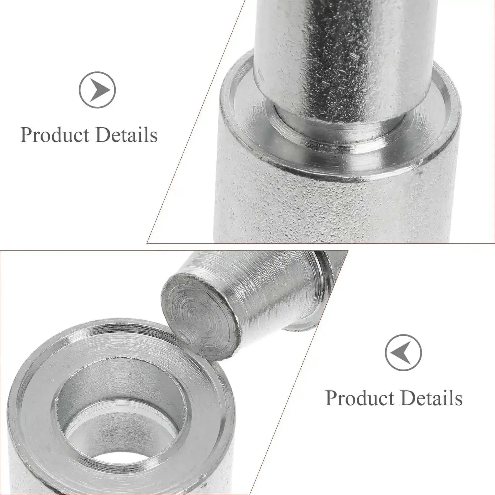 17mm Metal Eyelet Punch Tool Kit For Leather Craft Grommet Setter With Base For DIY Clothing And Shoe Accessories Heavy Duty Anti Rust Pro Grade Eyelet Pliers Set For No Fuss Quick Clean Install - Image 5
