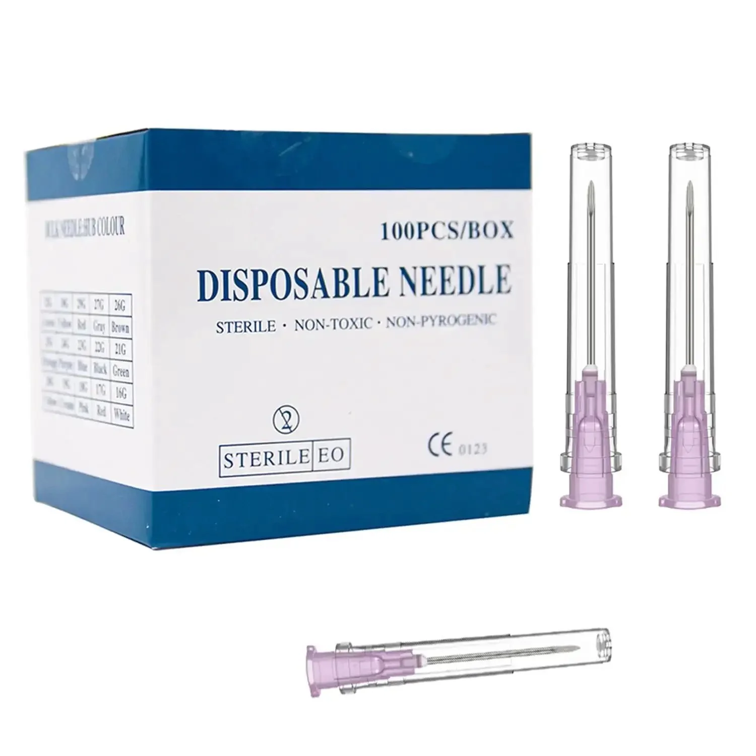18 Gauge 1 Inch Luer Lock Needles 100 Pack Industrial Pro Grade Stainless Steel Individually Wrapped For Precise Fluid Transfer And Injection Tasks For Medical Use