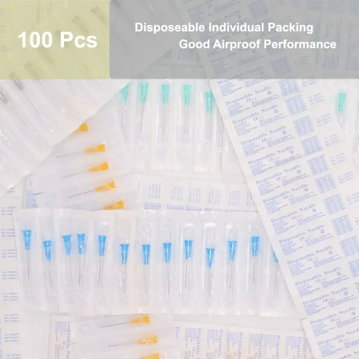 18 Gauge 1 Inch Luer Lock Needles 100 Pack Industrial Pro Grade Stainless Steel Individually Wrapped For Precise Fluid Transfer And Injection Tasks For Medical Use - Image 5