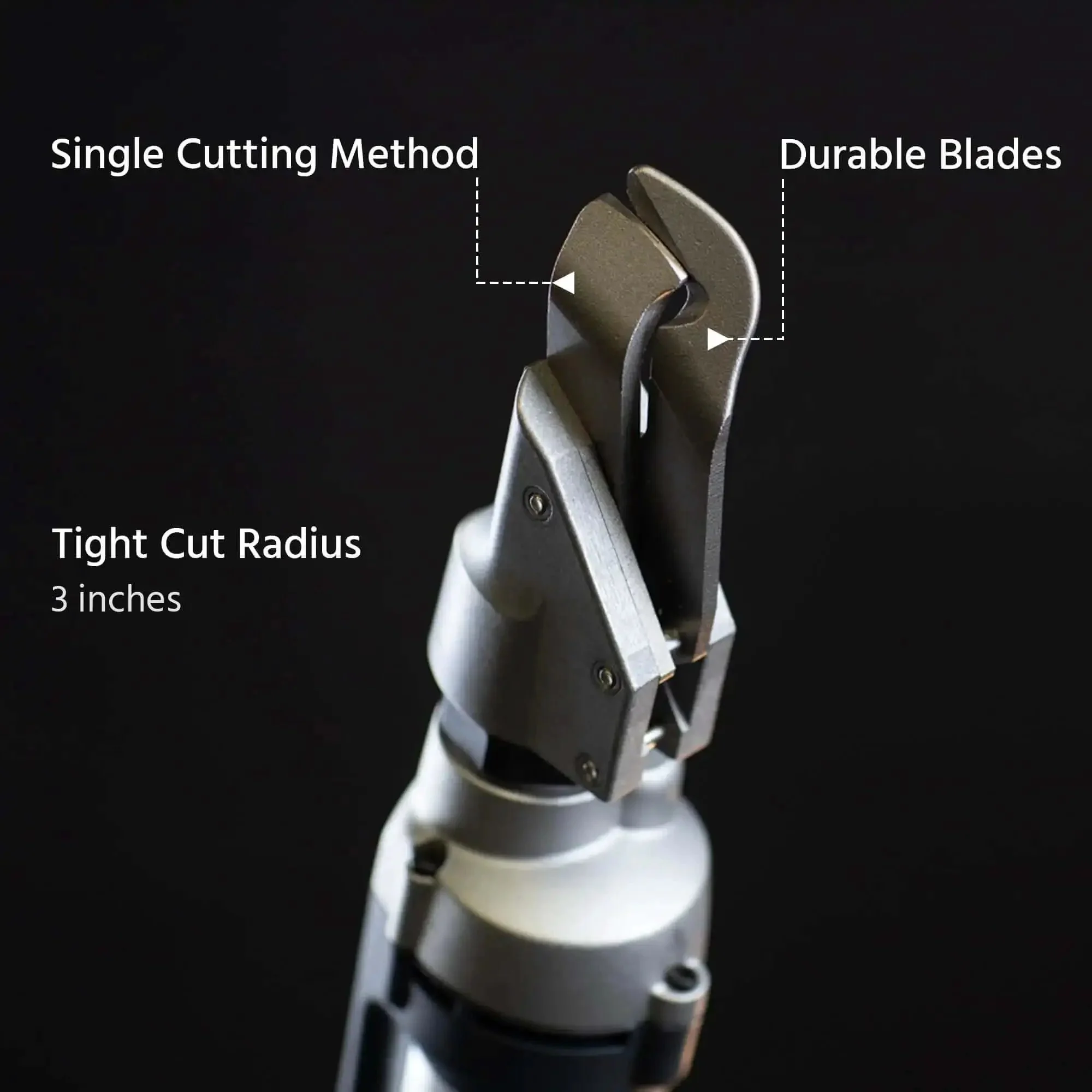 18 Gauge Profile Shears For Metal Fabrication And Automotive And HVAC Projects Featuring 2500 RPM And Double Cut Action For Clean Cuts With No Refinishing And A 3 Inch Minimum Radius Powered By A 5 Amp Motor And Pro Grade A2 Steel Blades - Image 4