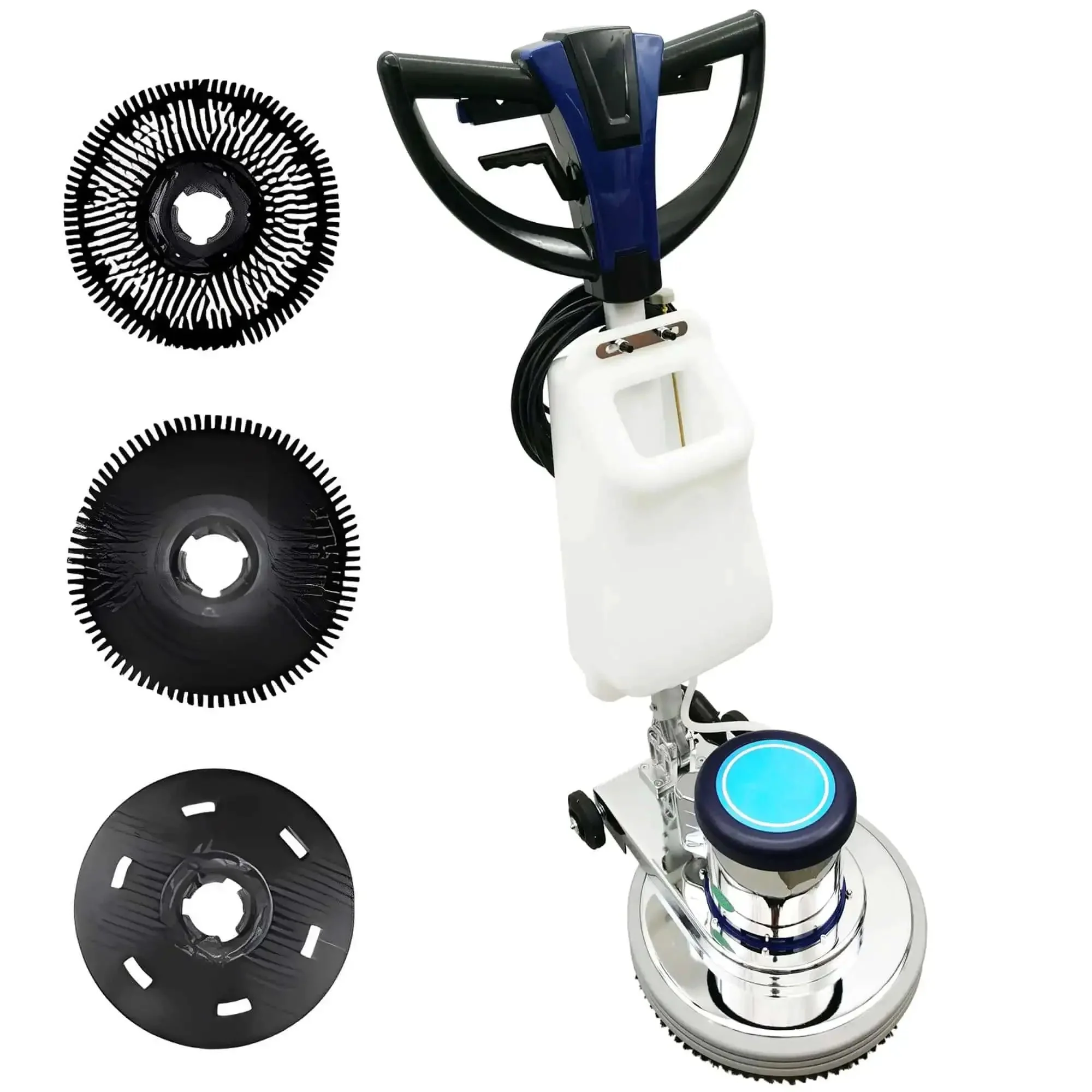 18 Inch Floor Scrubber Buffer Industrial Polisher For Commercial Use With 175 RPM 110V Heavy Duty Workhorse With Long 39 Ft Power Cord For Tile And Concrete Floors