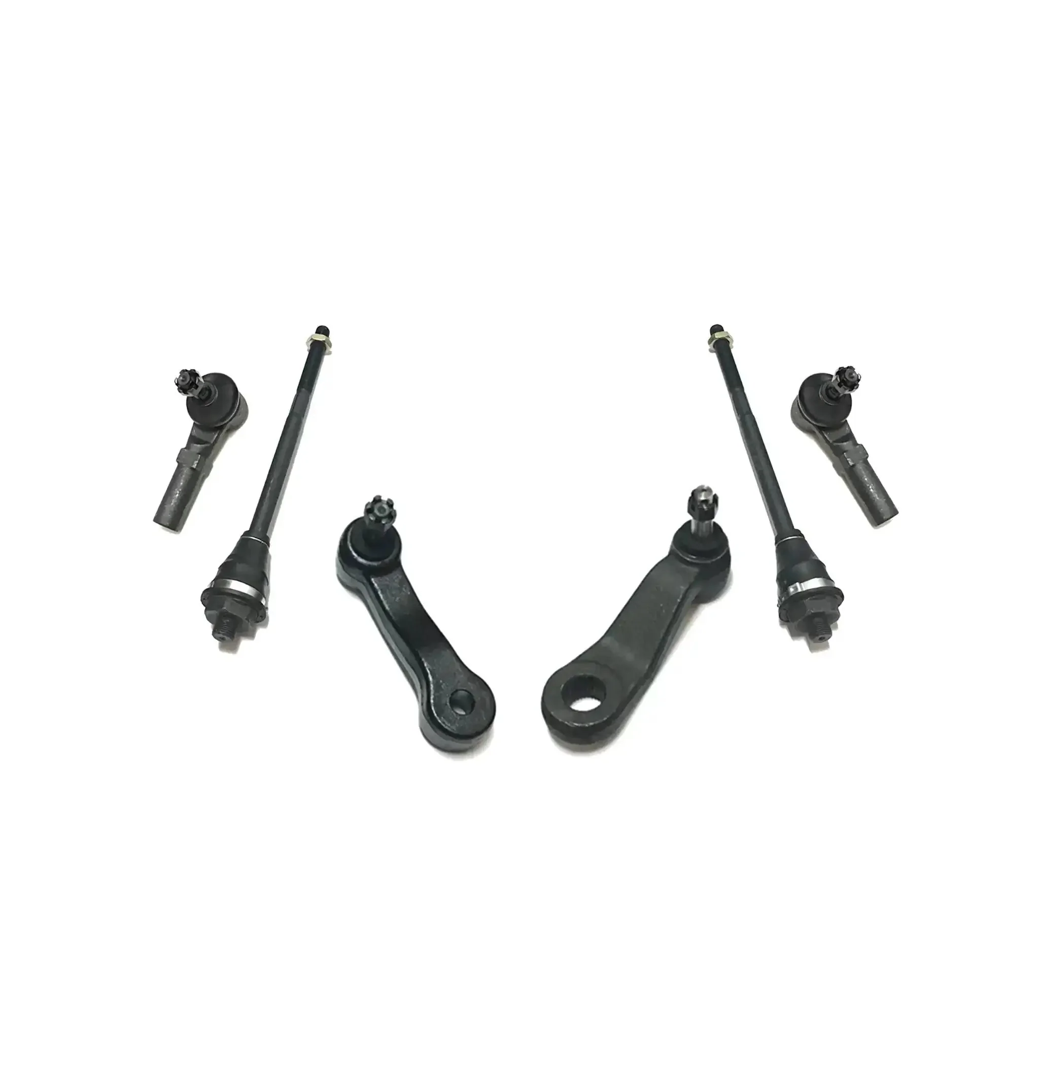 18 Piece Front And Rear Sway Bar Link Kit With Tie Rod Ends Idler Arm Pitman Arm 4 Groove Spline Upper And Lower Control Arms Plus Lower Ball Joints For Chevy Suburban 2500 And Hummer H2 Direct Fit Replacement - Image 7