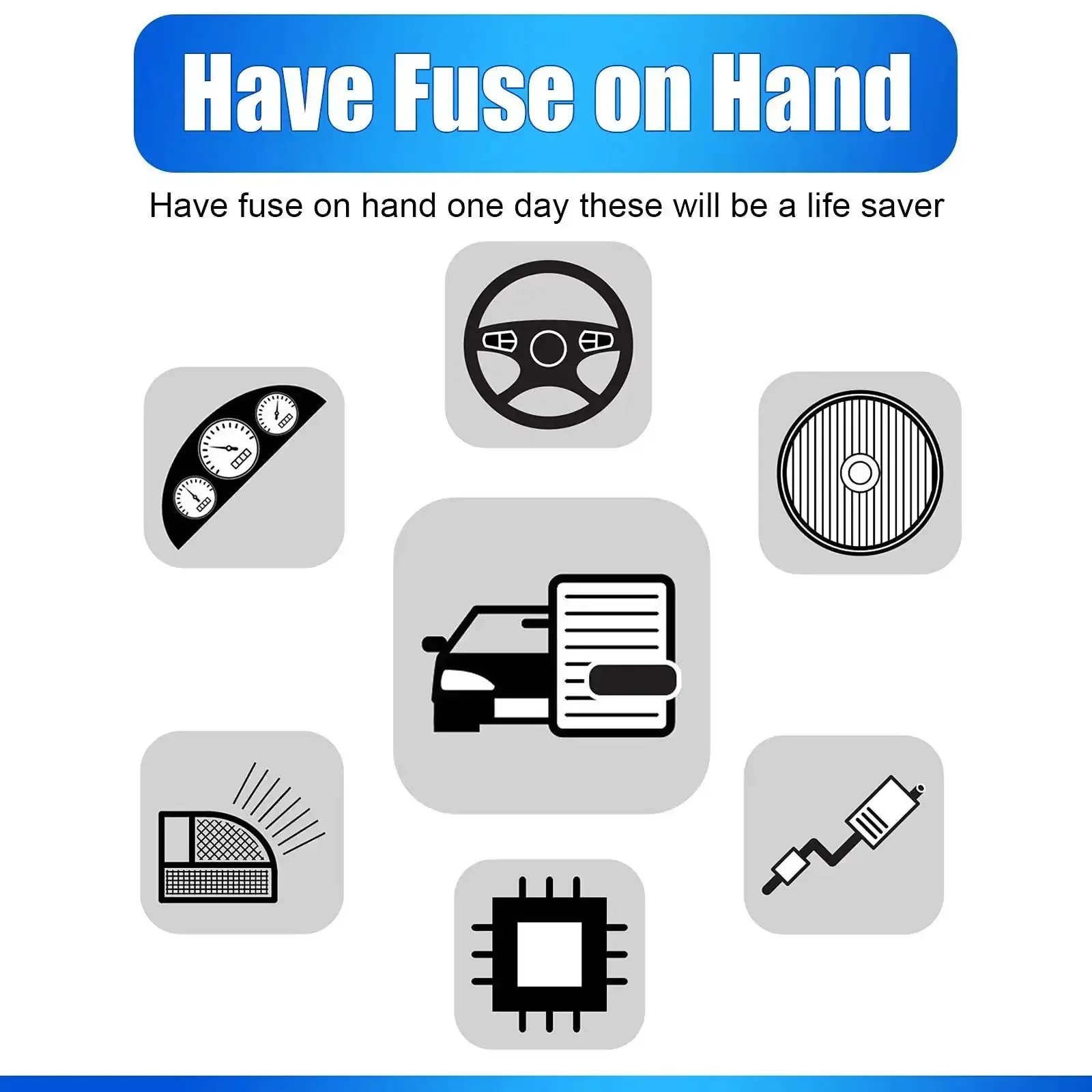 18 Piece Mini ANL Fuse Kit for Car Audio and Marine Electronics, Plated ANL Fuses Set 20A 30A 40A 50A 60A 80A 100A 125A 150A, Perfect for Amp Install, Power Wiring and Quick Replacements - Image 4
