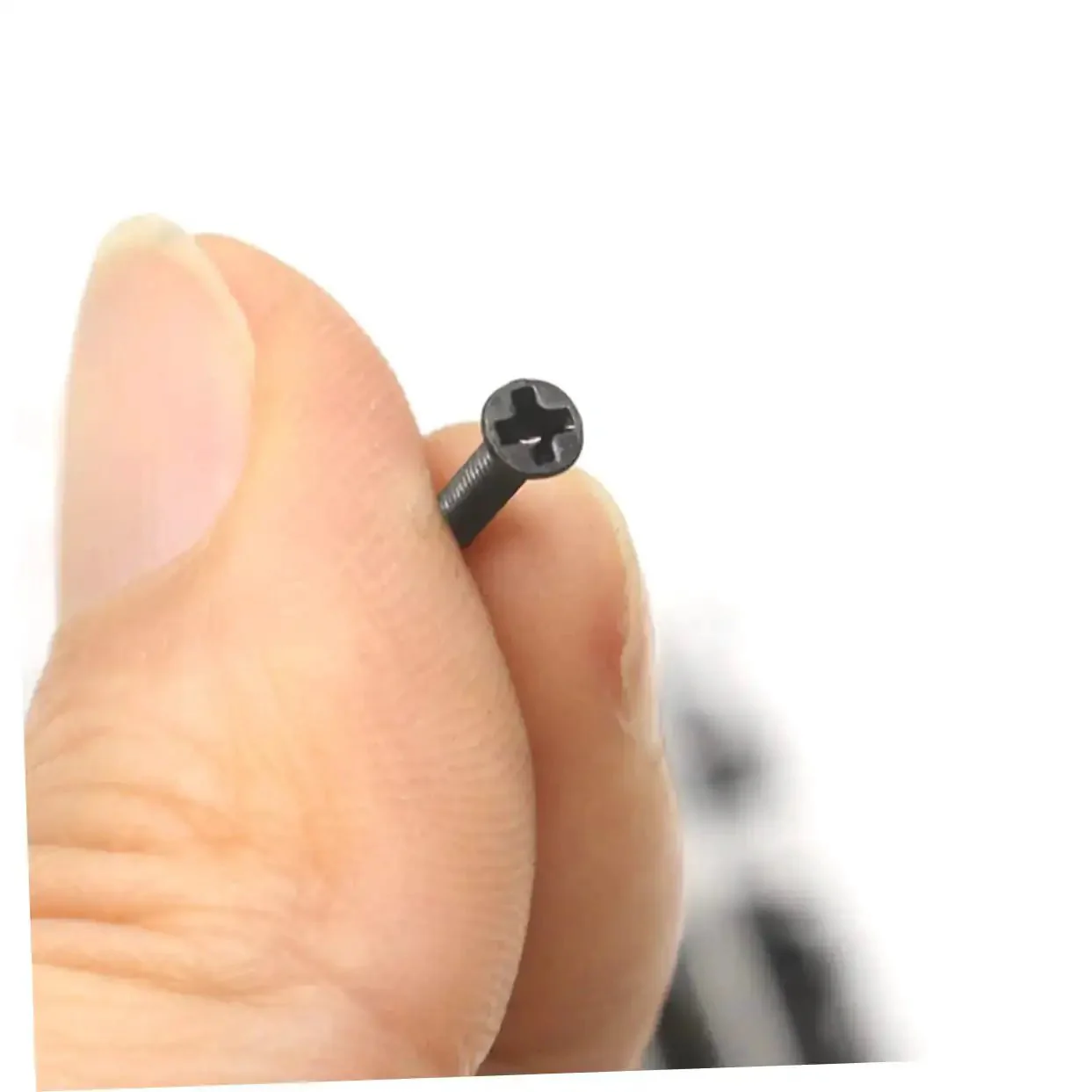 18 Spec Miniature Screw Set Kit With Flat Head Screws In Transparent Case For Glasses And DIY Repairs, Ultra Handy Lightweight Portable Black Screw Assortment For Quick Access And Easy Fixes - Image 6