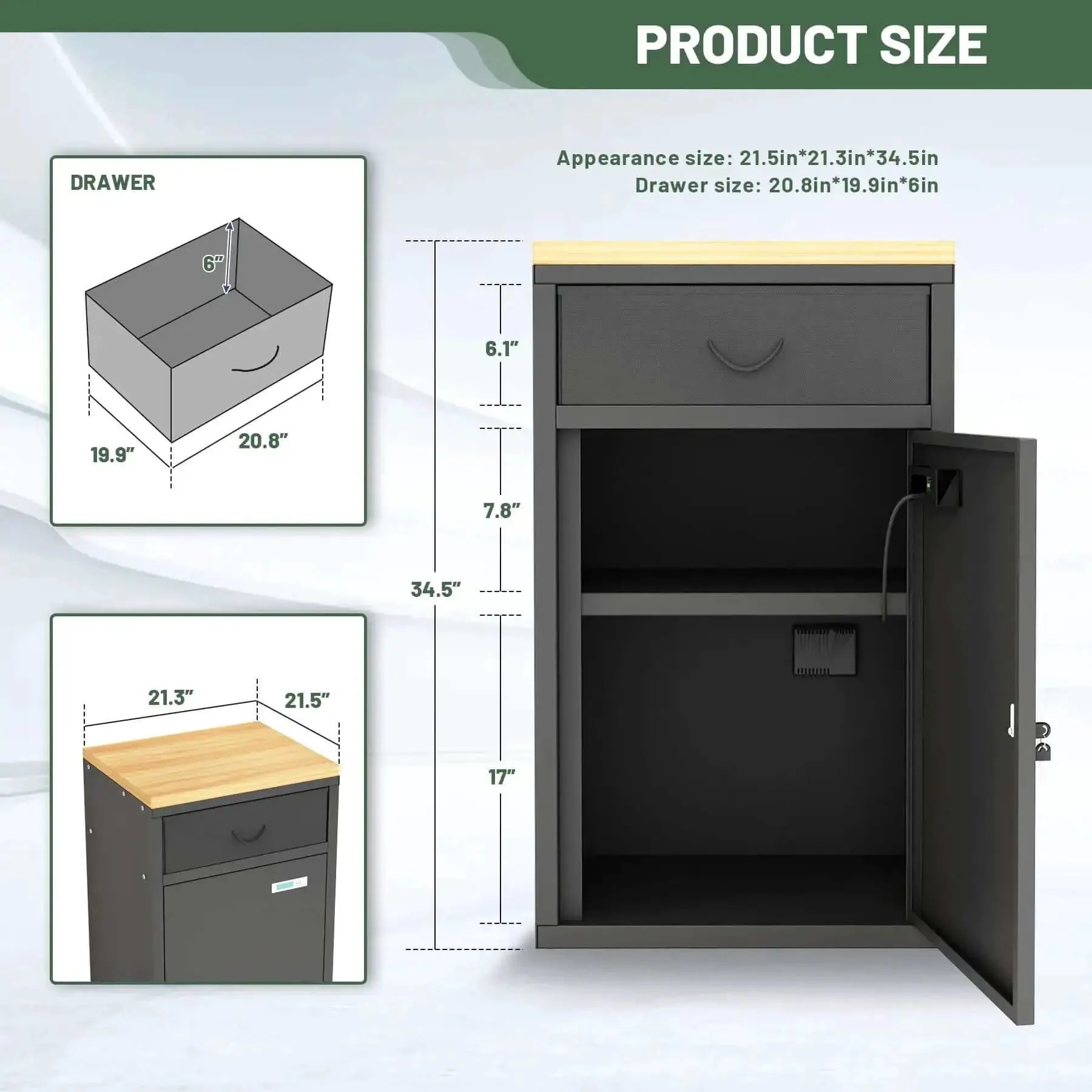 180L 3D Printer Filament Storage Cabinet With Built In Dehumidifier For 40 Rolls Nylon PLA ABS TPU Industrial Sealed Dry Cabinet Keeps Humidity In Check Like A Boss With 60W Drying Power And Under 8W Avg Energy Use Black - Image 8