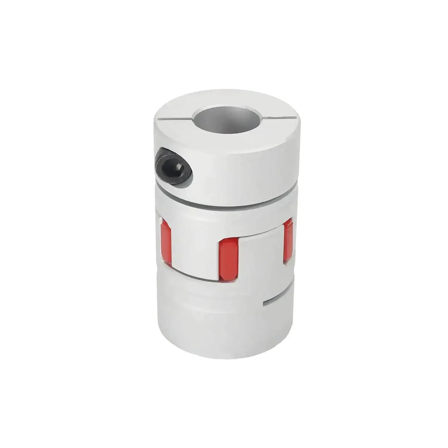 18mm To 18mm Aluminum Shaft Coupling Flexible Joint For Servo And Stepper Motors, 66x40mm Size, M6 Thread, Built Tough High Torque Linkage, Lightweight Durable Oxidized Finish, Easy Install