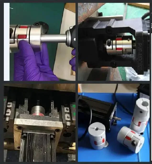 18mm To 18mm Aluminum Shaft Coupling Flexible Joint For Servo And Stepper Motors, 66x40mm Size, M6 Thread, Built Tough High Torque Linkage, Lightweight Durable Oxidized Finish, Easy Install - Image 2