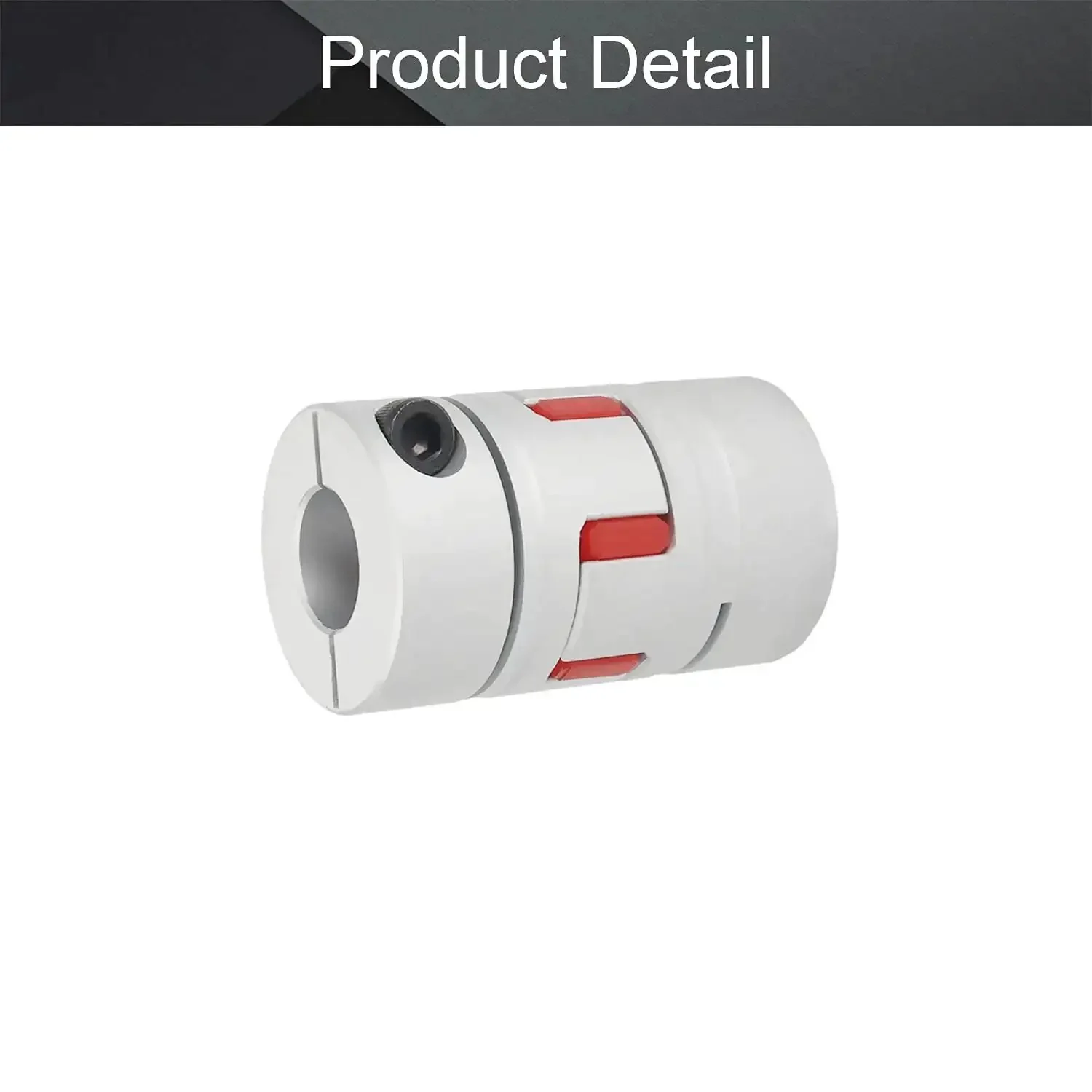 18mm To 18mm Aluminum Shaft Coupling Flexible Joint For Servo And Stepper Motors, 66x40mm Size, M6 Thread, Built Tough High Torque Linkage, Lightweight Durable Oxidized Finish, Easy Install - Image 5