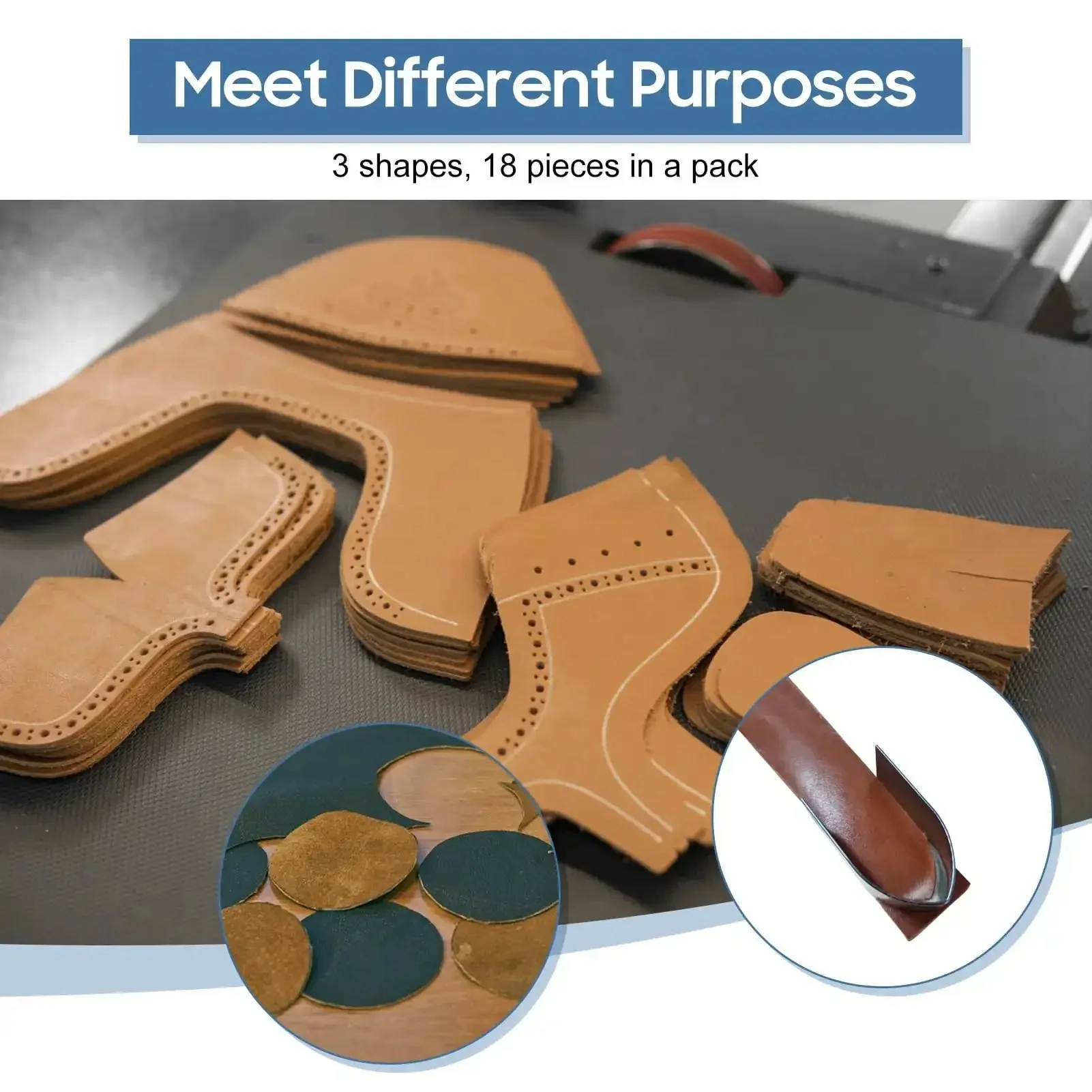 18Pcs Universal DIY Embossing Punch Set Kit In Alloy Steel For Leather Crafting Includes 3 Shapes And Durable Punches Built Tough For Long Lasting Use A Real Go To Tool For DIY Projects And Pro Leather Finishing - Image 7