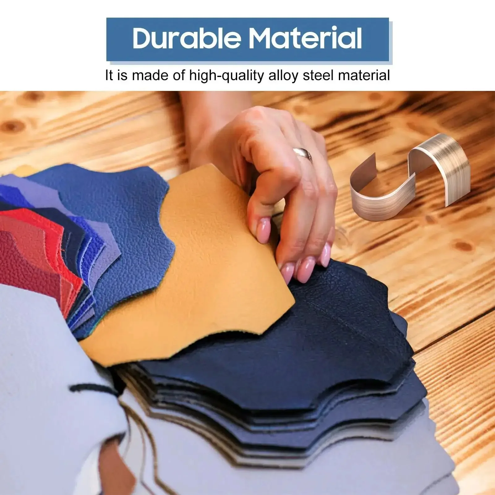 18Pcs Universal DIY Embossing Punch Set Kit In Alloy Steel For Leather Crafting Includes 3 Shapes And Durable Punches Built Tough For Long Lasting Use A Real Go To Tool For DIY Projects And Pro Leather Finishing - Image 8