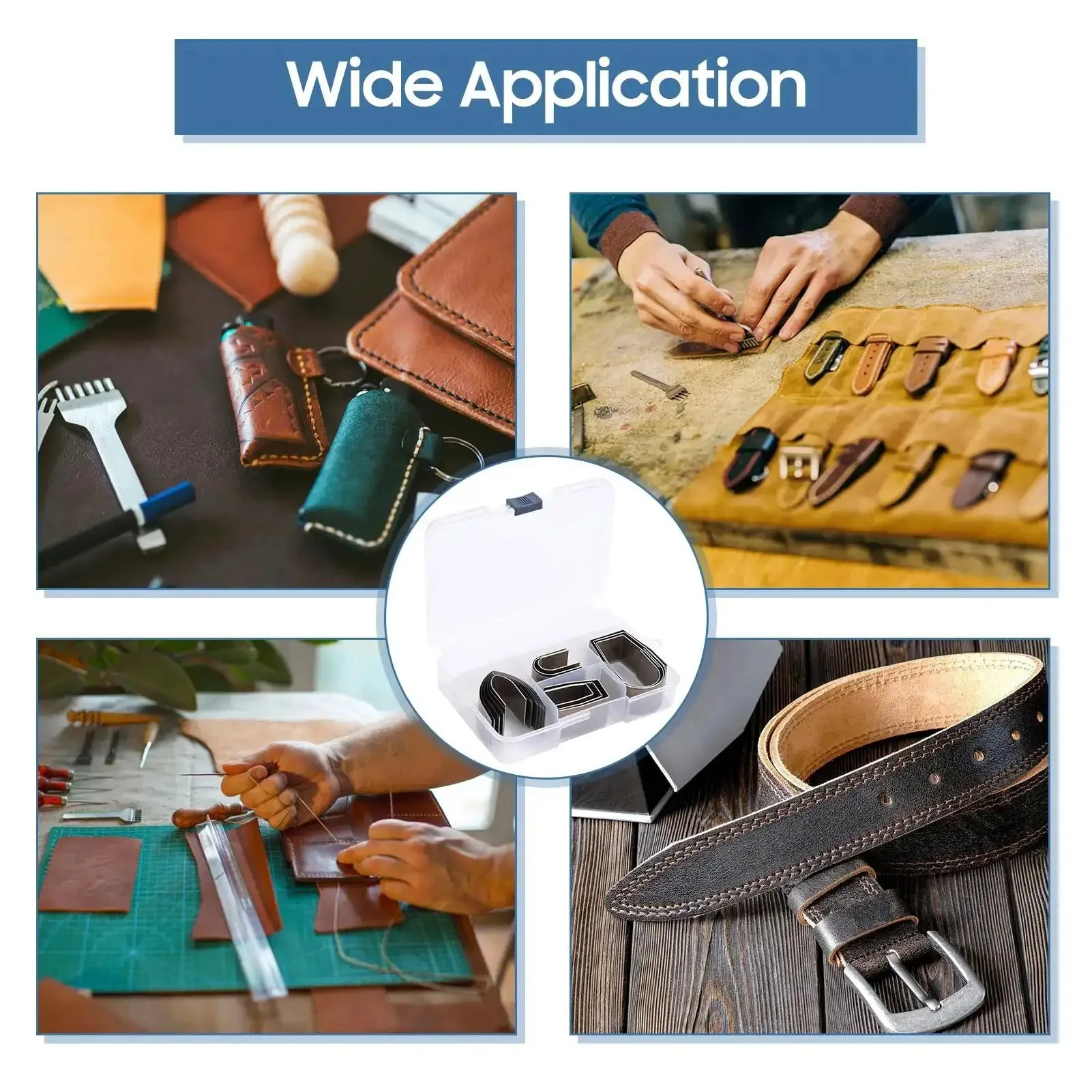 18Pcs Universal DIY Embossing Punch Set Kit In Alloy Steel For Leather Crafting Includes 3 Shapes And Durable Punches Built Tough For Long Lasting Use A Real Go To Tool For DIY Projects And Pro Leather Finishing - Image 9