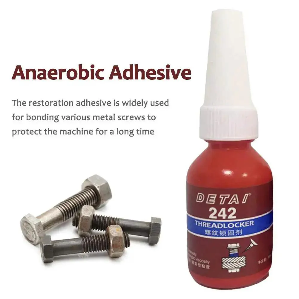 1Pc 10G Thread Lock Glue For Screws, Oil Resistant Anaerobic Adhesive, Medium Strength Threadlocker For Metal Fasteners, Fills Gaps And Locks Threads To Keep Screws From Loosening In Oil Rich Environments - Image 6