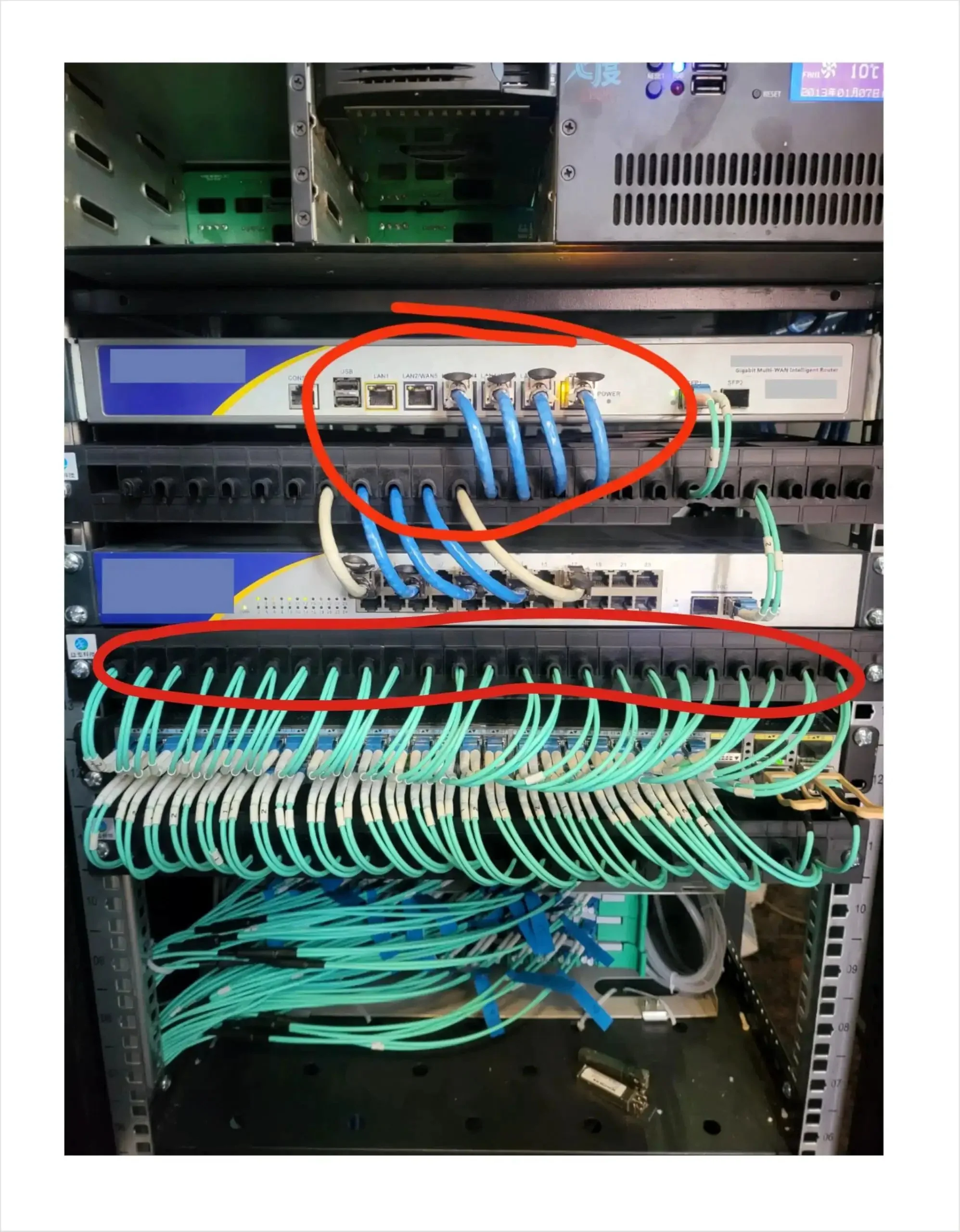 1U 19 Inch Rack Mount Cable Management System With Horizontal Duct Raceway And 24 Finger Channel Organizer For Clean Front To Side Cable Routing Patent Pending Easy Cable Sorting Slick Ready-To-Go Server Rack Setup - Image 3