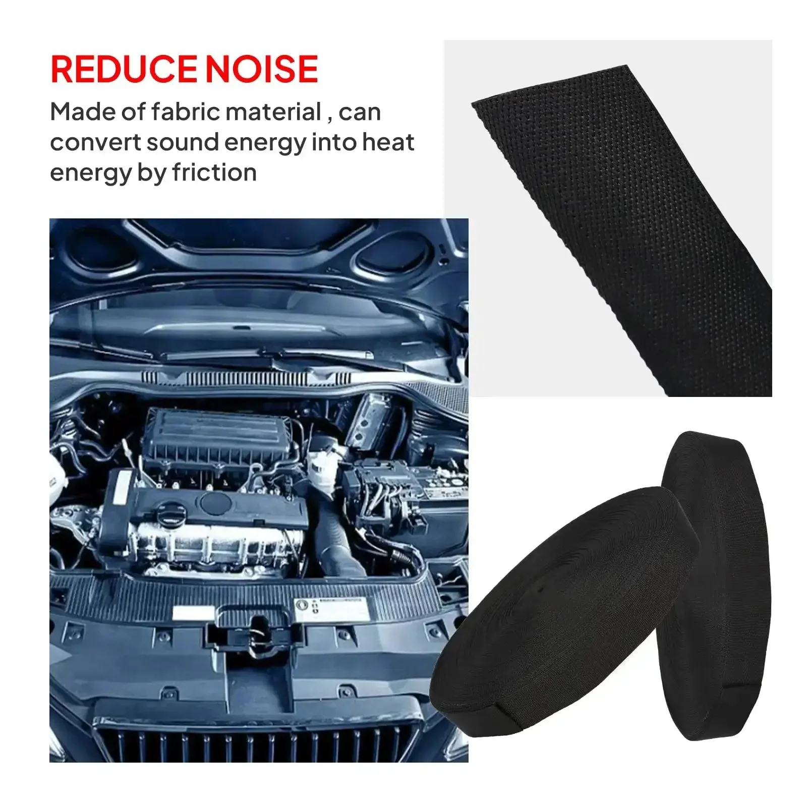 2 In 1 Heat Shrink Braided Sleeving Fabric Tubing For Irregular Shape Hoses And Cables, Tough As Nails Abrasion Resistant Sleeve That Shrinks To Half Its Inner Diameter, Half Inch 12mm ID, 14 Feet Long, Keeps Wires Clean And Protected - Image 7