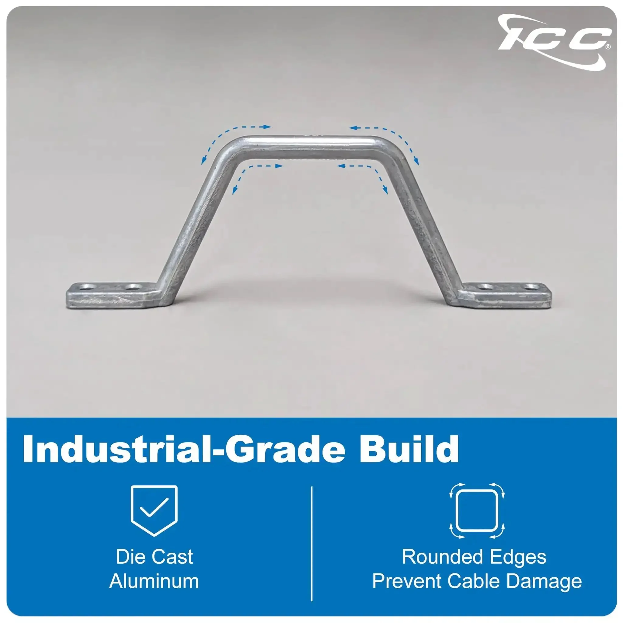 2 Inch Metal Cable Distribution D Ring 25 Pack for Horizontal and Vertical Wall Cable Organization, Cable Hanger and Wire Loop for Structured Wiring, Pro Grade Heavy Duty Aluminum Mounting Solution - Image 9
