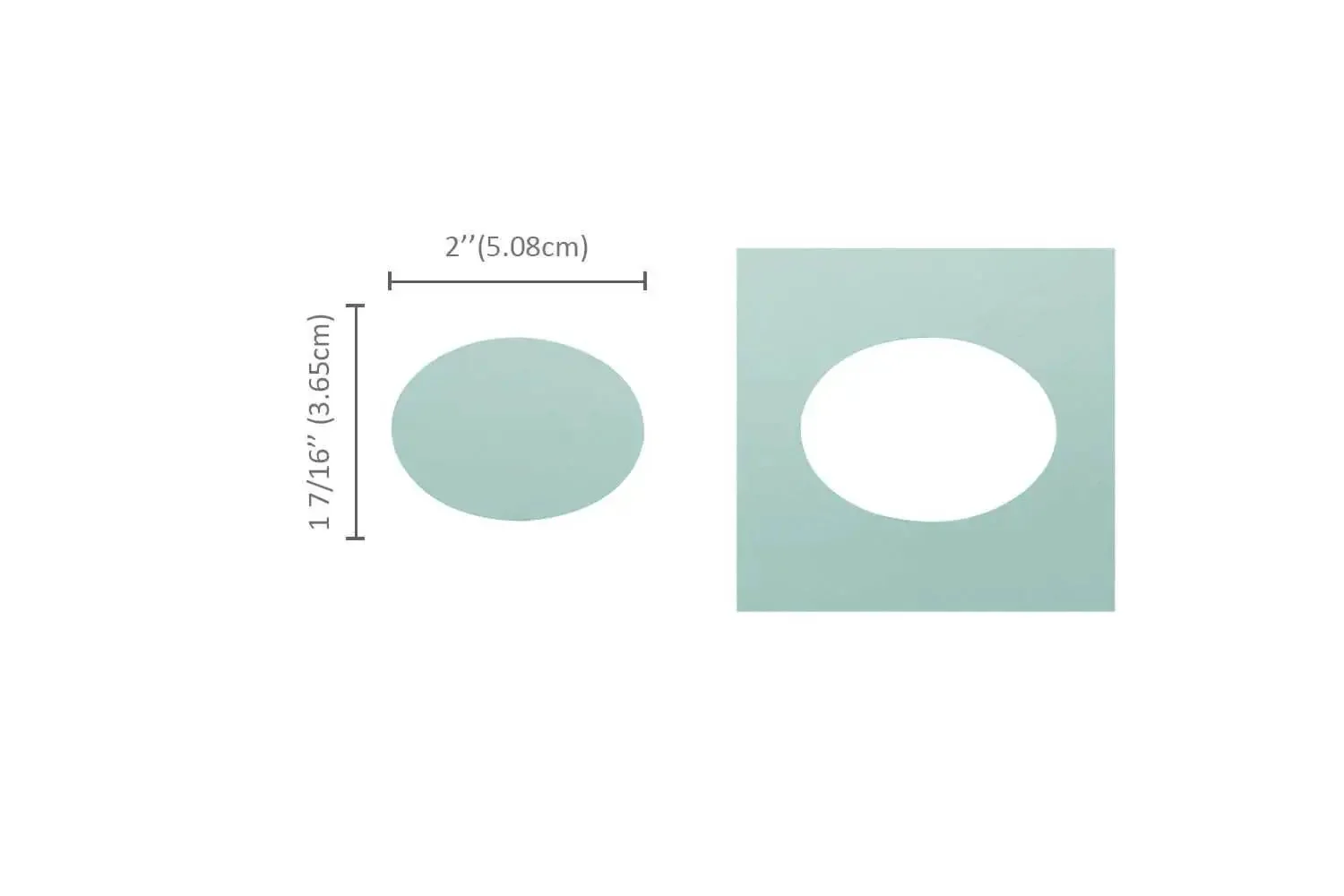 2 Inch Oval Easter Egg Punch Lever Action Craft Punch For Paper Crafting Scrapbooking Cards Arts Projects Easy To Use Sharpenable And Durable For School Home DIY Decor - Image 5