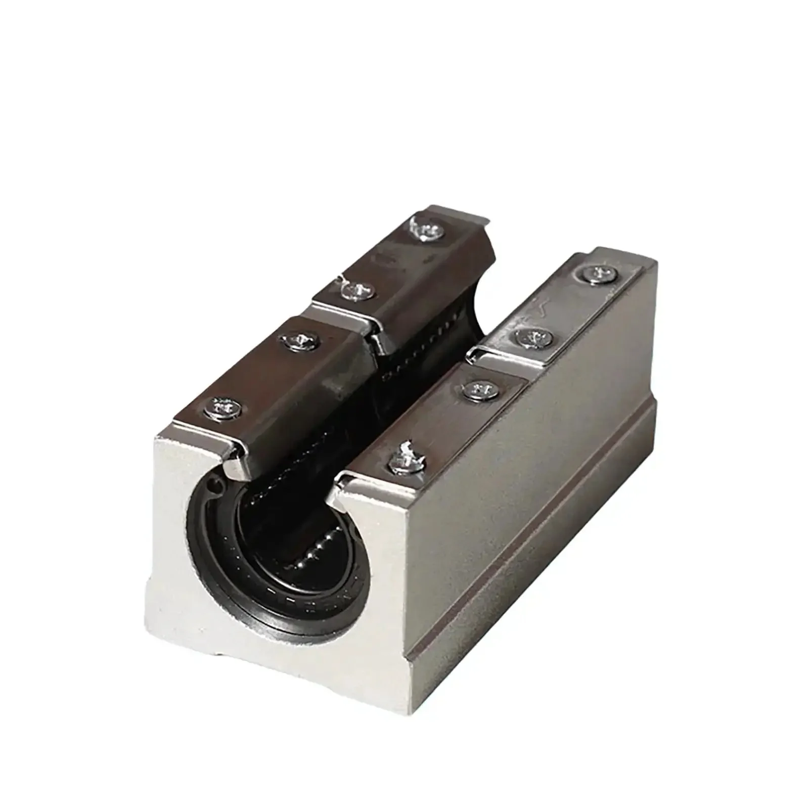 2 Pack 20mm SBR20LUU Bearing Blocks For Linear Rails And Shaft Guides Heavy Duty Aluminum Open Long Sliding Ball Bearing Blocks With Pressure Plate Locking For High Precision CNC Builds - Image 5
