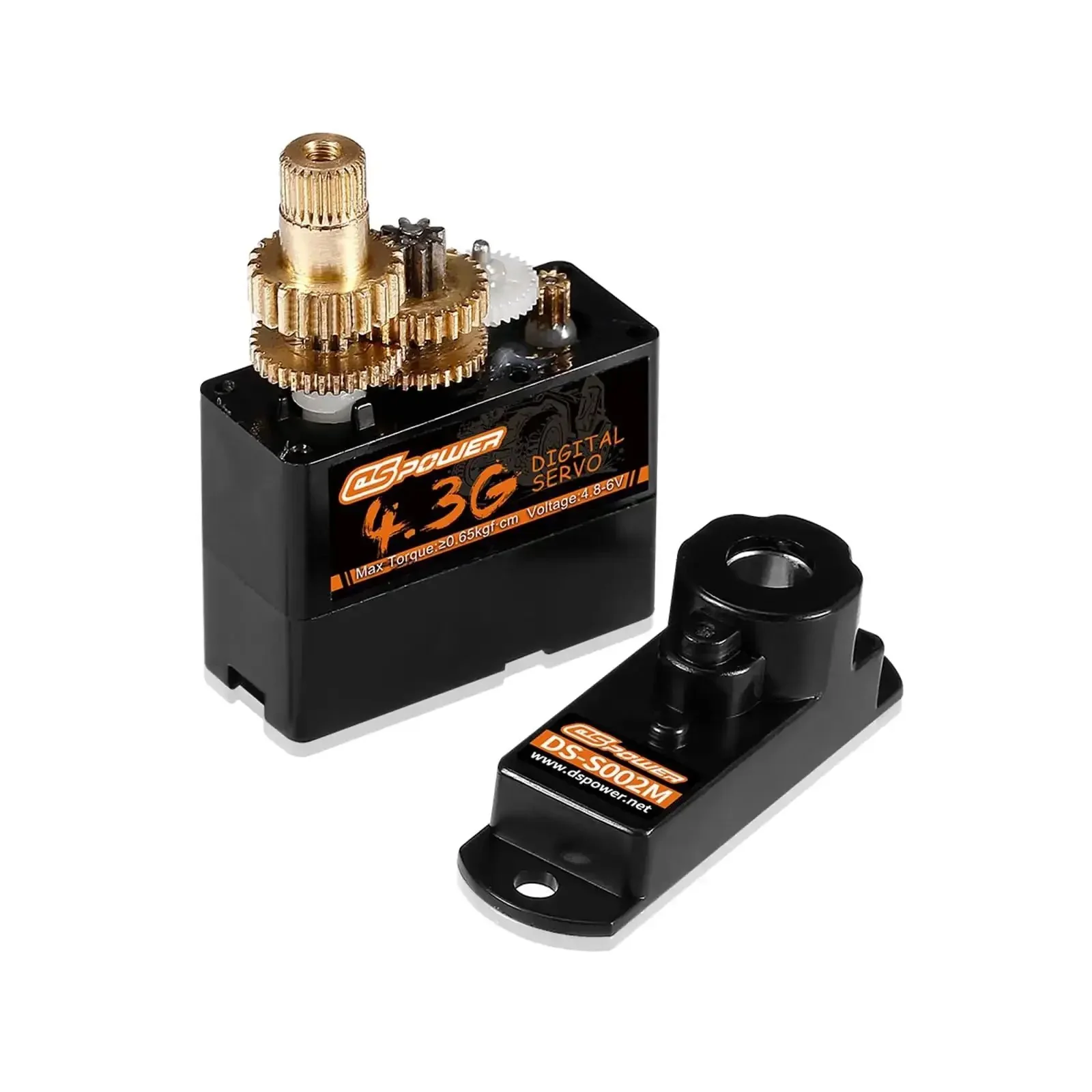 2 Pack 4.3G Mini RC Servo Digital Coreless Metal Gear for Fixed Wing Planes, Helicopters, Drones, Boats, and One Twenty Fourth One Twenty Eighth Scale RC Cars and Robots Toy Hobby - Image 6
