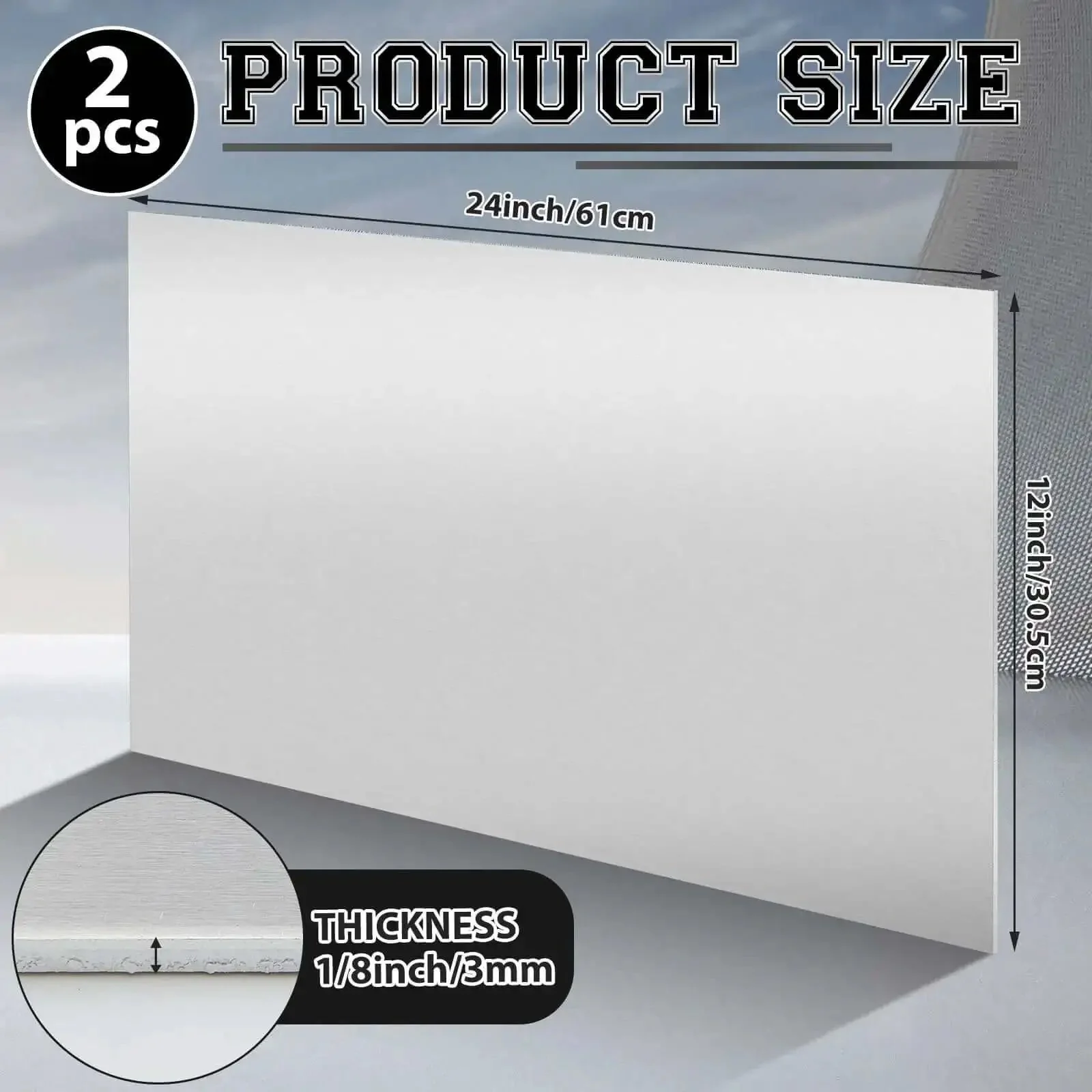 2 Pack 5052 Aluminum Sheet Metal 12 By 24 Inch Plate One Eighth Inch Thick Rectangle Panels For DIY Crafts Industry Projects And Heavy Duty Metalwork Corrosion Resistant Great For Handcrafts - Image 7