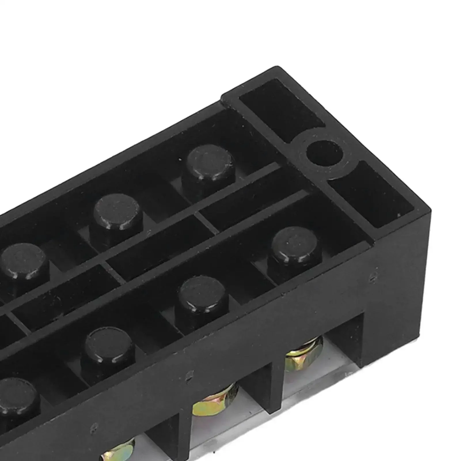 2 Pack 60A 600V Terminal Strip With Clear Cover Dual Row Screw Clamp Wire Terminal Block For Bridge Lighting And Factory Electrical Cables No Fuss DIY Wiring - Image 2