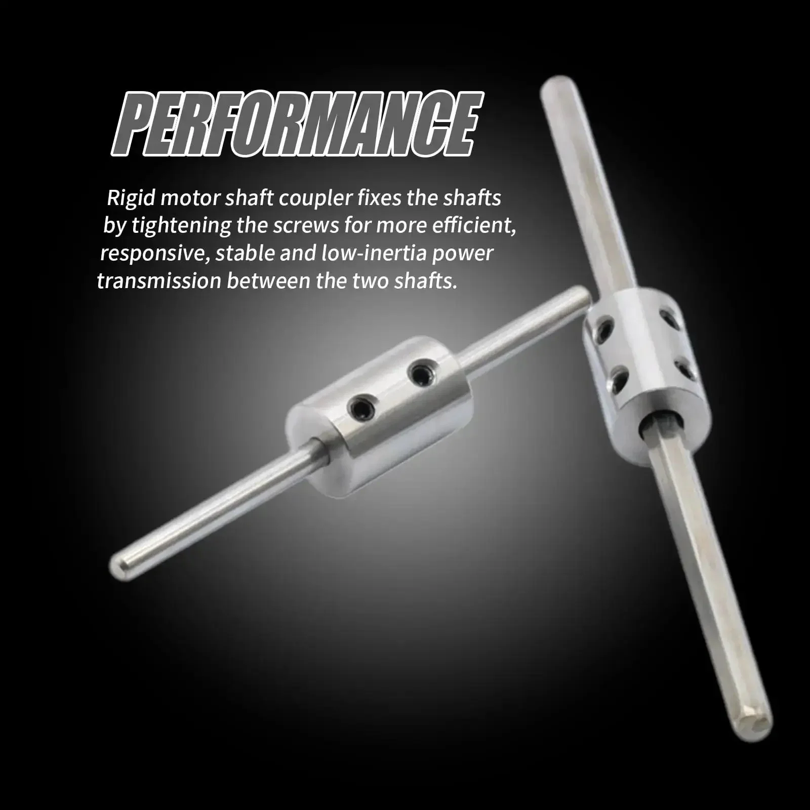 2 Pack 6mm To 6.35mm Bore Rigid Shaft Coupler With Set Screws 14mm Diameter 22mm Length Carbon Steel Galvanized Built Tough Heavy Duty High Torque Motor Connector For 3D Printers RC Boats Cars And Aircraft - Image 6