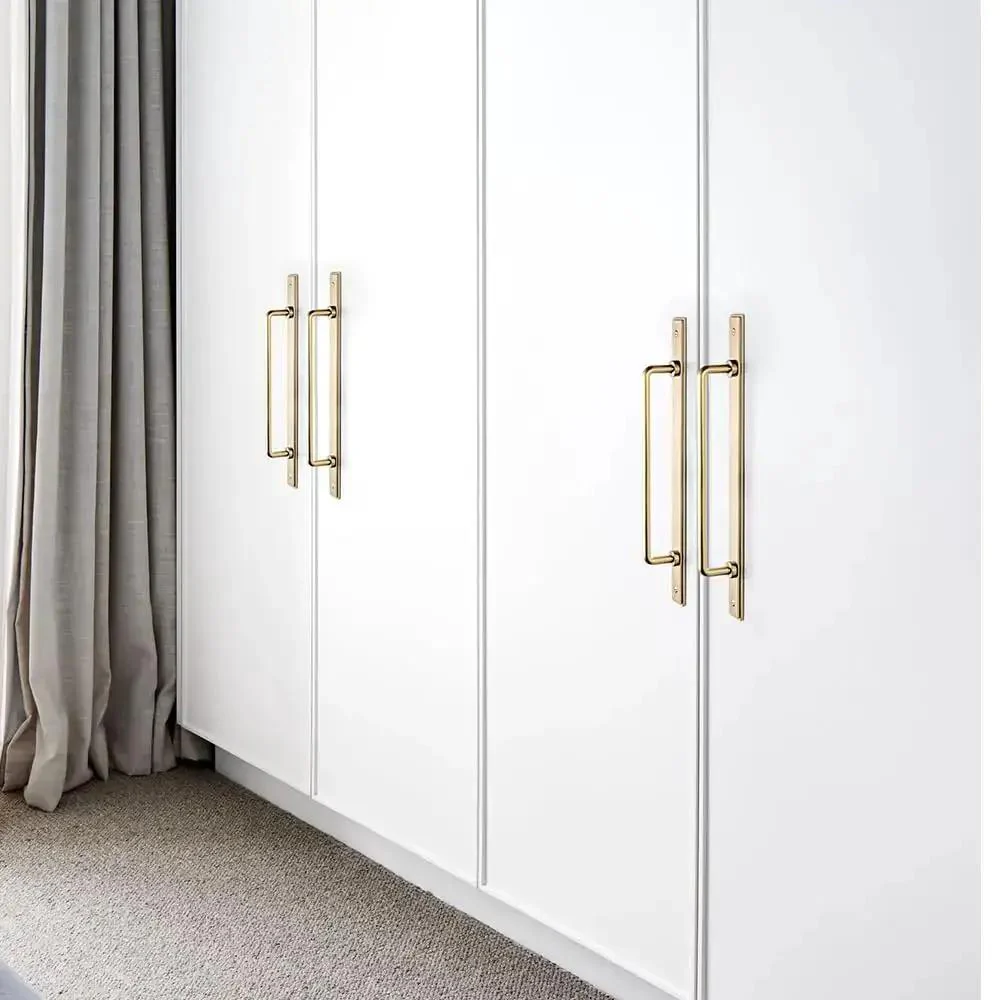 2 Pack 7 9 16 Inch Center To Center Champagne Bronze Cabinet Bar Pulls With Demi Plaquette Backplate Sleek Modern Drawer Handles For Kitchen Closet And Home Decor Easy Install Durable Hardware - Image 4