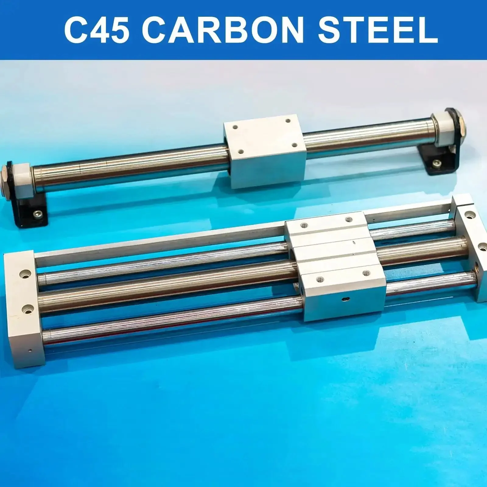 2 Pack 8Mm By 200Mm Steel Linear Motion Rods For CNC And 3D Printers, Smooth Glide Rod Shafts, Precision Guide Rails, Five Sixteenth Inch Outer Diameter, 0.66 Foot Length - Image 4