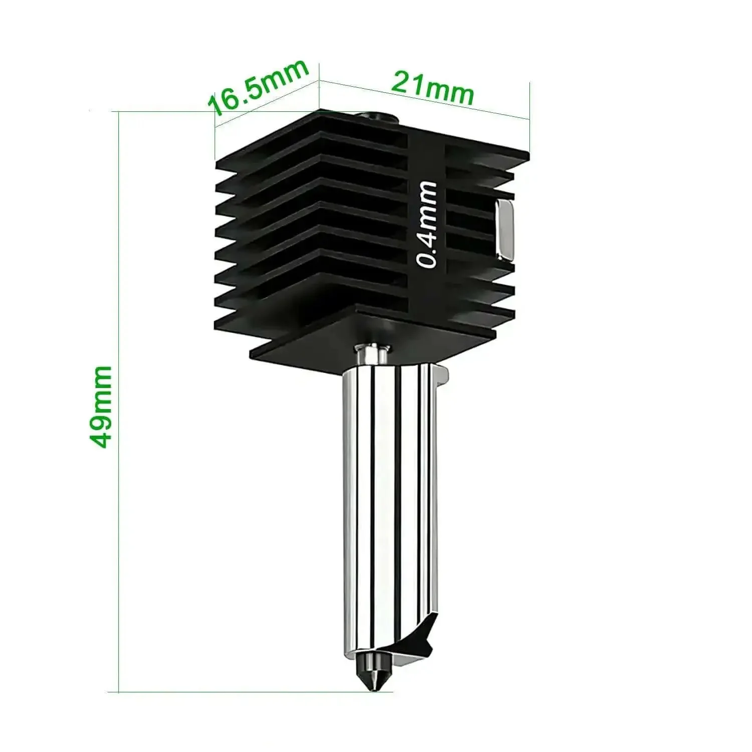 2 Pack A1 Mini And A1 Hotend Kit With 0.4mm Hardened Steel Nozzle, High Temperature Print Head Extruder Replacement For A1 Mini 3D Printer Includes Silicone Socks And Wrench - Image 5