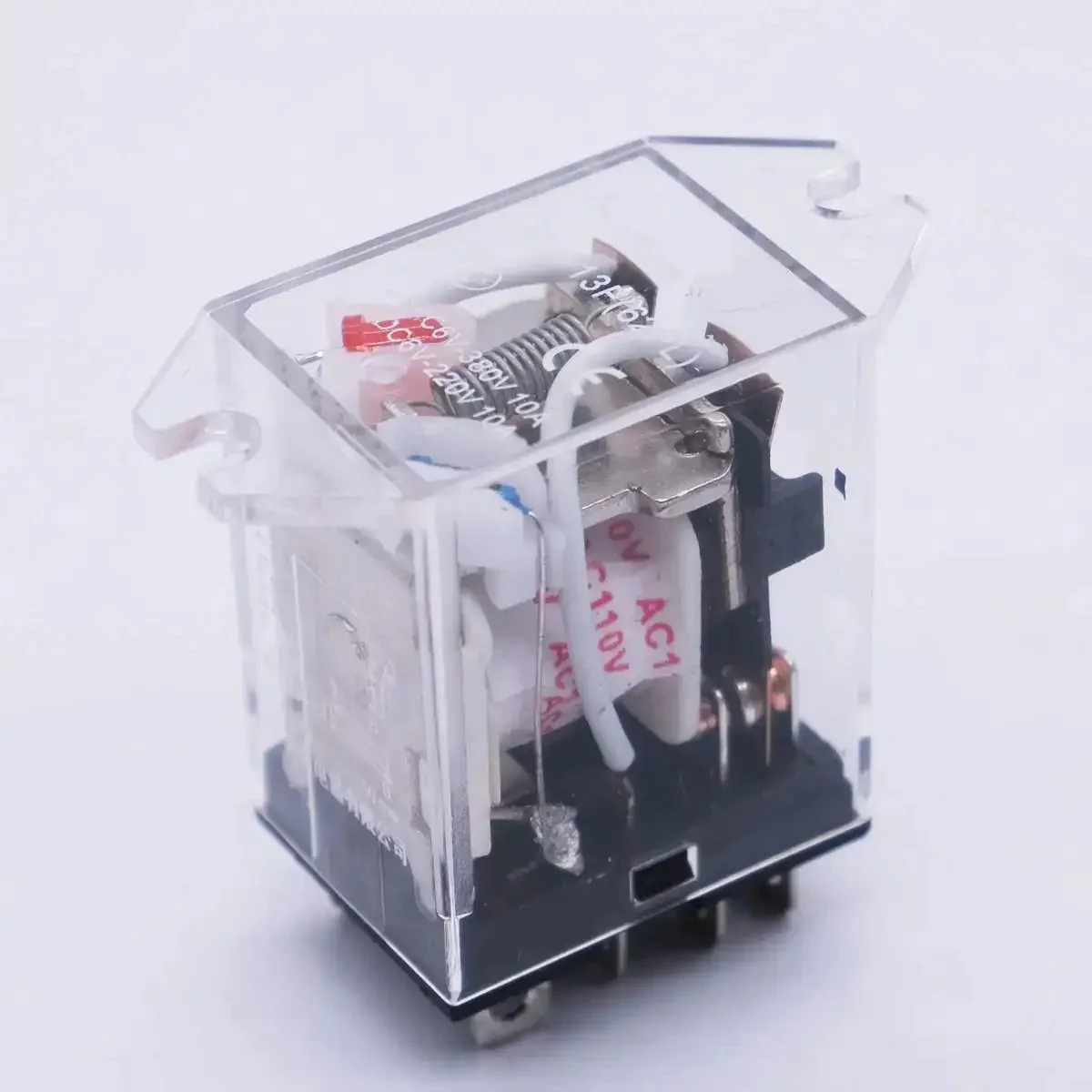 2 Pack AC 110V DPDT Power Relay With LED Indicator JQX-13F-DZ-AC110V 8-Pin 10A Electromagnetic Relay For General Purpose Automation DIY Projects Pro Electronics - Image 3