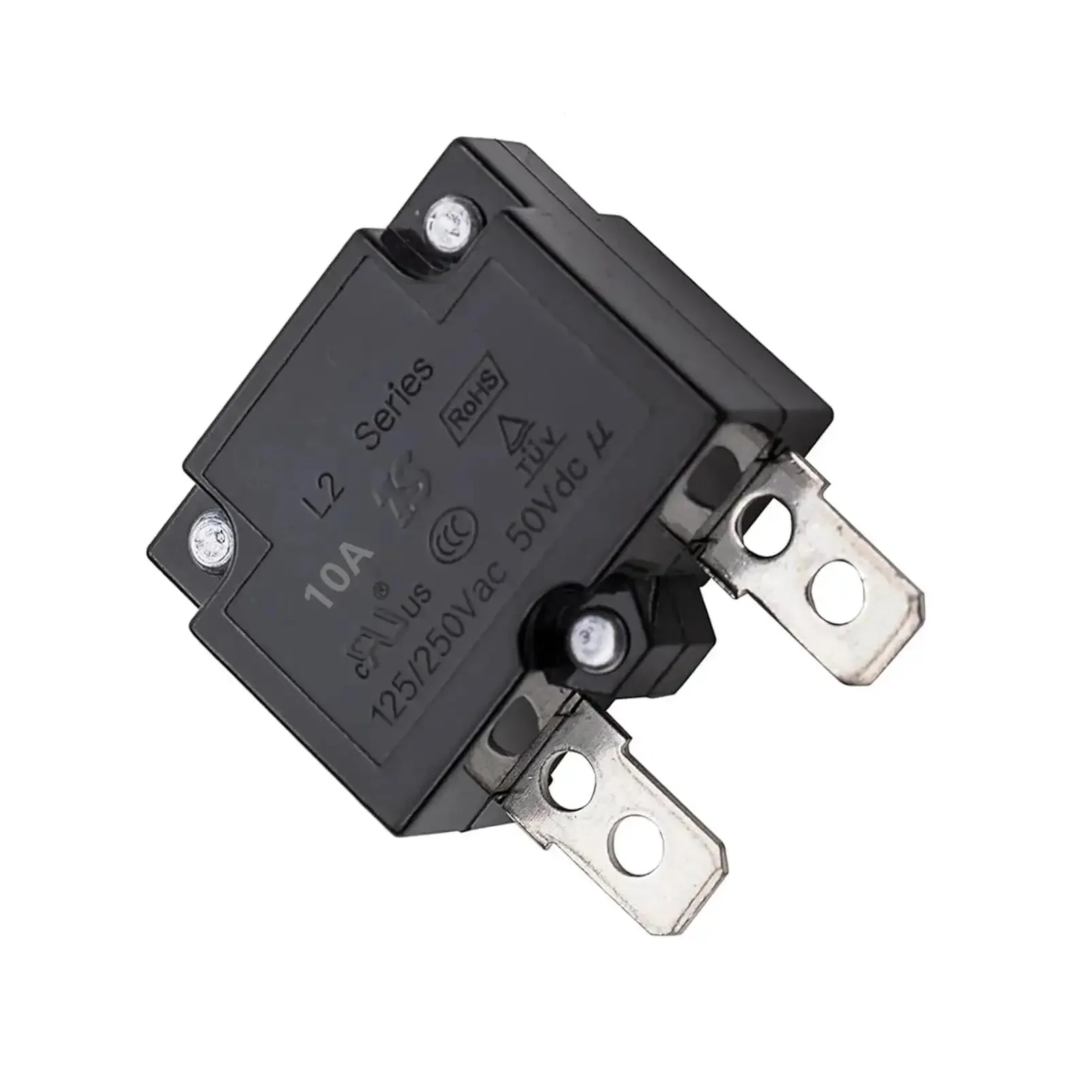 2 Pack Automatic Reset Circuit Breaker 10A 125 To 250V AC, 50V DC Thermal Relay Switch For Kids Ride On Toys Cars, Kid Friendly Overload Protection Relay, Replacement Part For Electric Cars - Image 3