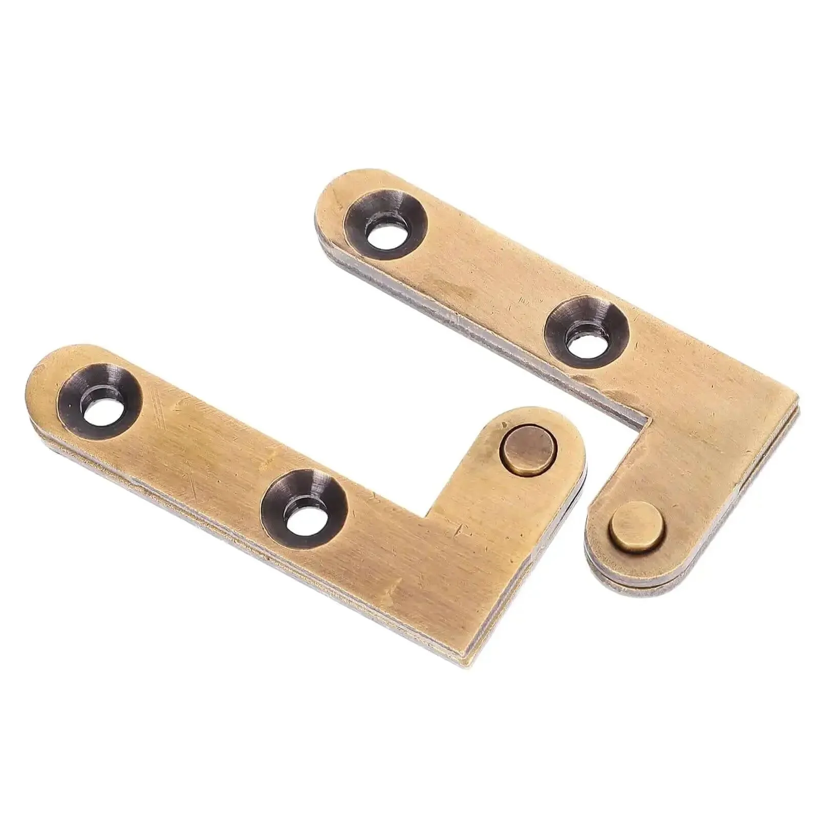2 Pack Bronze Hidden Door Pivot Hinges Heavy Duty Concealed Screen Fittings With Up Down Shaft For Secret Doors And Cabinets Quiet Smooth Vertical Rotation And Reduced Friction Durable Door Hardware