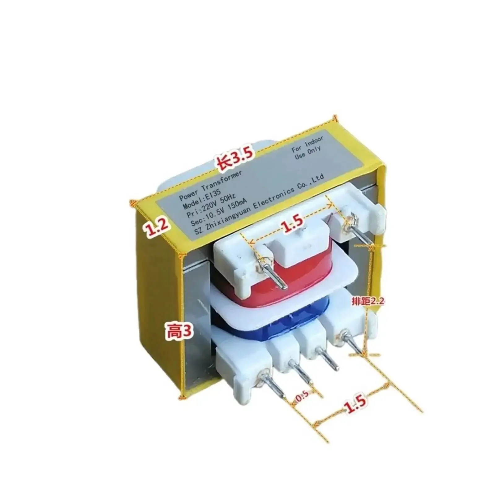 2 Pack EI35 Isolation Transformer 220V To 12V 350mA Power Transformer For Water Heaters Range Hoods And Disinfection Cabinets Safe Compact Plug And Play Easy Install Durable