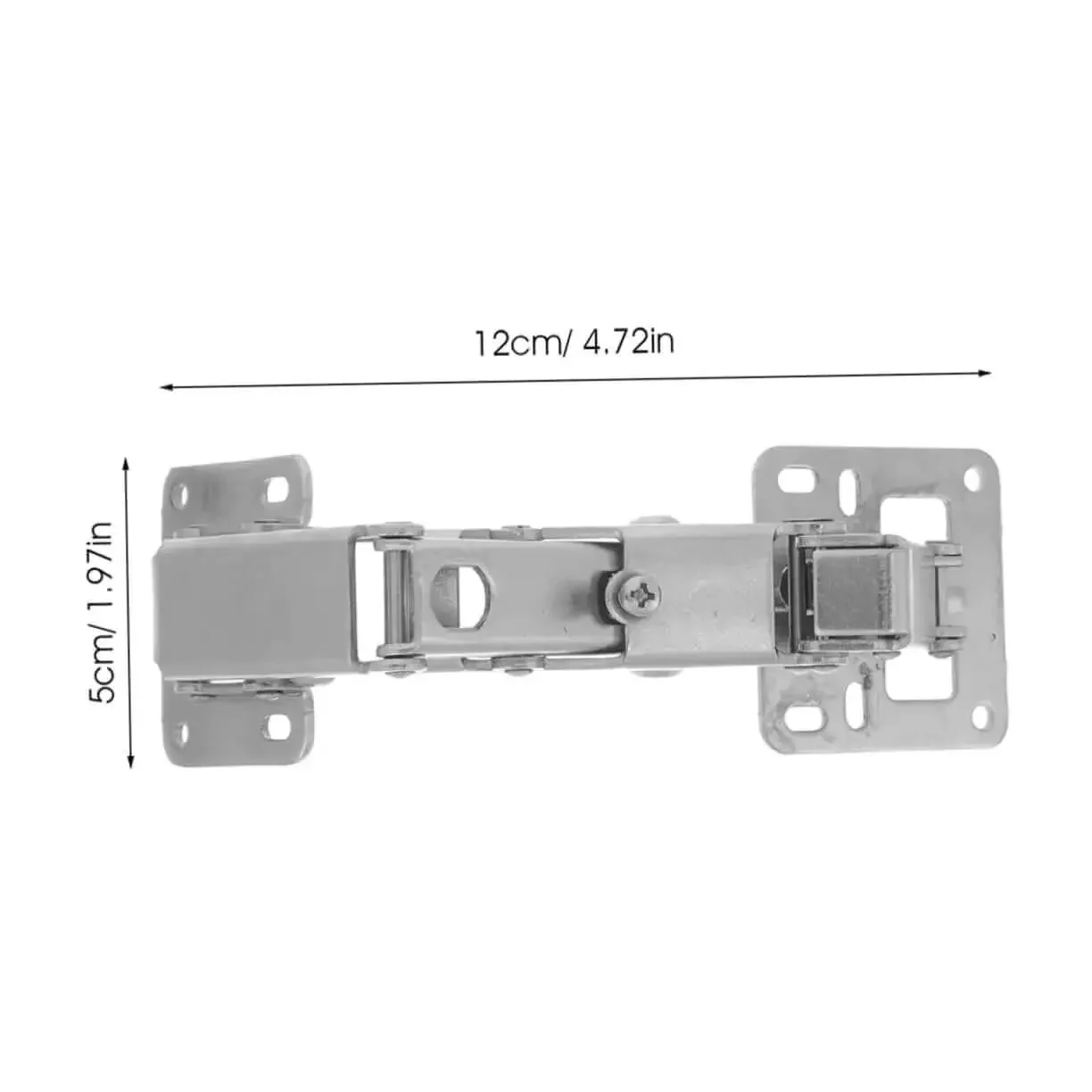 2 Pack Heavy Duty Invisible Hinges For Secret Doors And Low Profile Barn Door Hardware Flush Mount Hidden Hinges In Cold Rolled Steel For Corrosion Resistance Durable Secret Door Hardware For Fire Doors And Marble Doors - Image 9