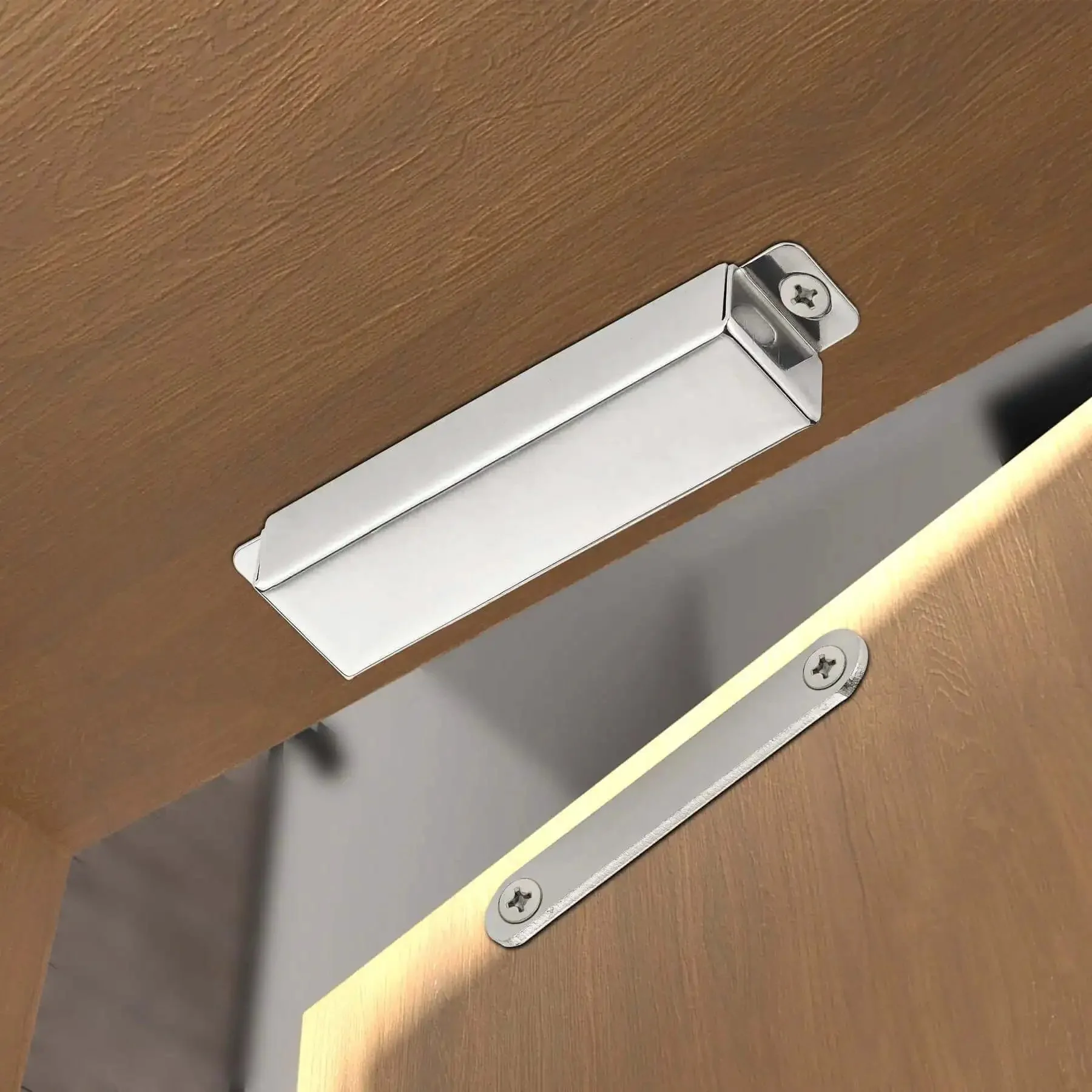 2 Pack Heavy Duty Magnetic Door Catch With 90lb Pull, Stainless Steel Anti Rust Design, Strong Magnetic Hold For Screen Doors Pantry Doors Barn Doors And RVs, Easy Install With Included Screws - Image 4