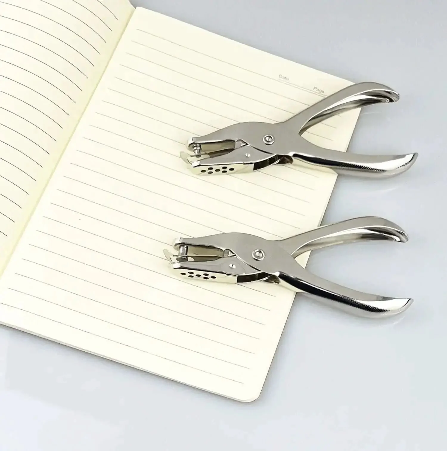 2 Pack Mini Hole Punches 1 Eighth Inch And 1 Quarter Inch Handheld Circular Paper Punch For DIY Crafts Tags Tickets Office Home School Use Portable On The Go Lightweight Craft Tool - Image 4