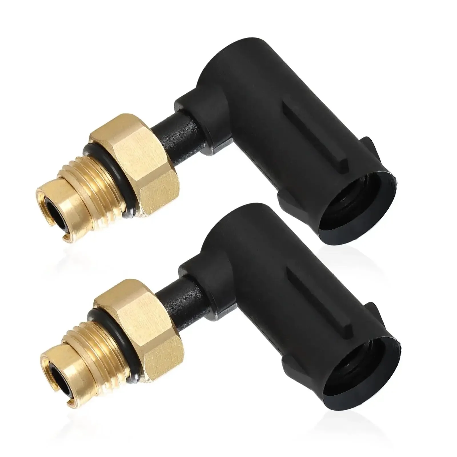 2 Pack Suspension Elbow Air Strut Repair Kit For Jeep Grand Cherokee 2011 To 2020 And Dodge Ram 1500 2011 To 2020 Replace 68084809AA With Brass And ABS Construction Durable Fit Without Hose