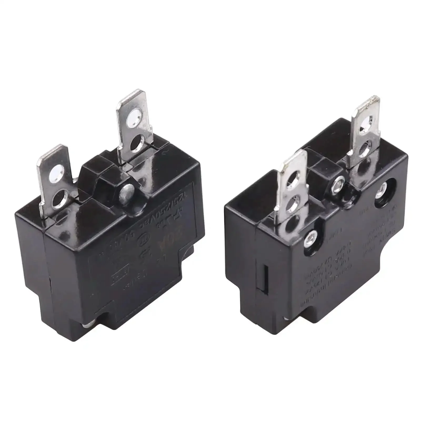 2 Pack Thermal Circuit Breaker 20 Amp Auto Reset Overload Protector For 125 250V AC 50V DC L2 Series Compact Single Pole Switch Pro Grade Current Protection - Image 3