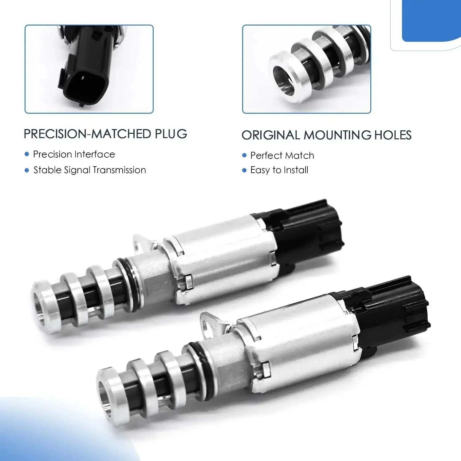 2 Pack VVT Solenoids For Nissan Engines Intake And Exhaust Replacement Compatible With Altima 14 15 16 Pathfinder 14 15 16 Quest 14 15 16 Maxima 14 15 16 Titan XD 16 Murano 15 16 Sentra 13 16 Replaces 237963RC0A Plug And Play - Image 5