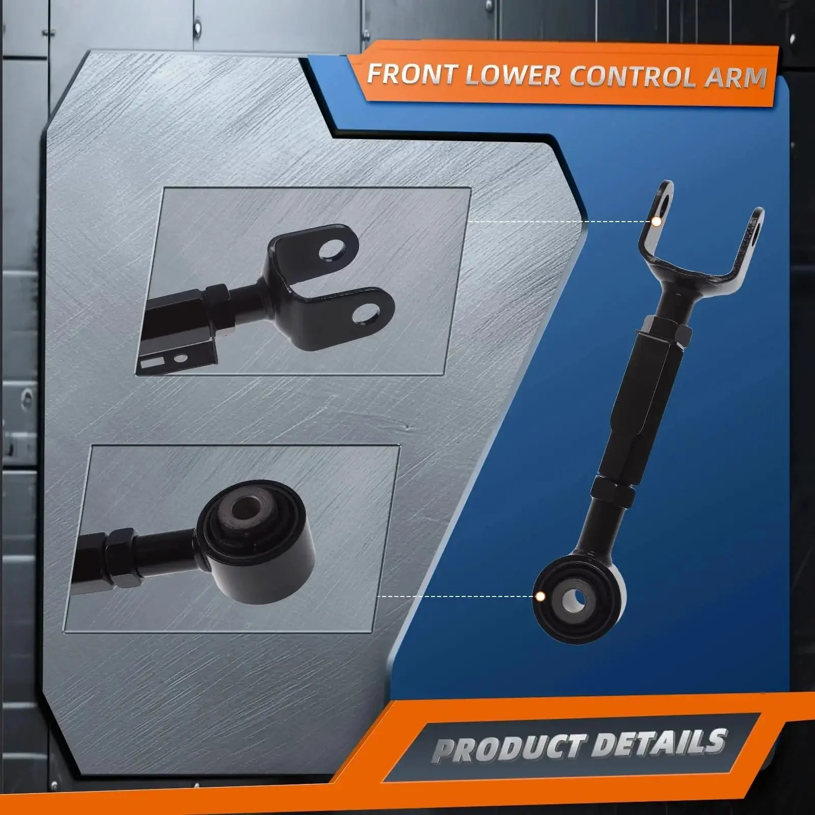 2 Pc Adjustable Rear Upper Control Arm Set For Honda CR V 2007 2016 Upgrade Bolt On Replacement OEM Approved Factory Tested Durable Steel High Strength Components For Smooth Ride And Precise Alignment CMS601195 52390SWAA00 52390T1WA10 - Image 5