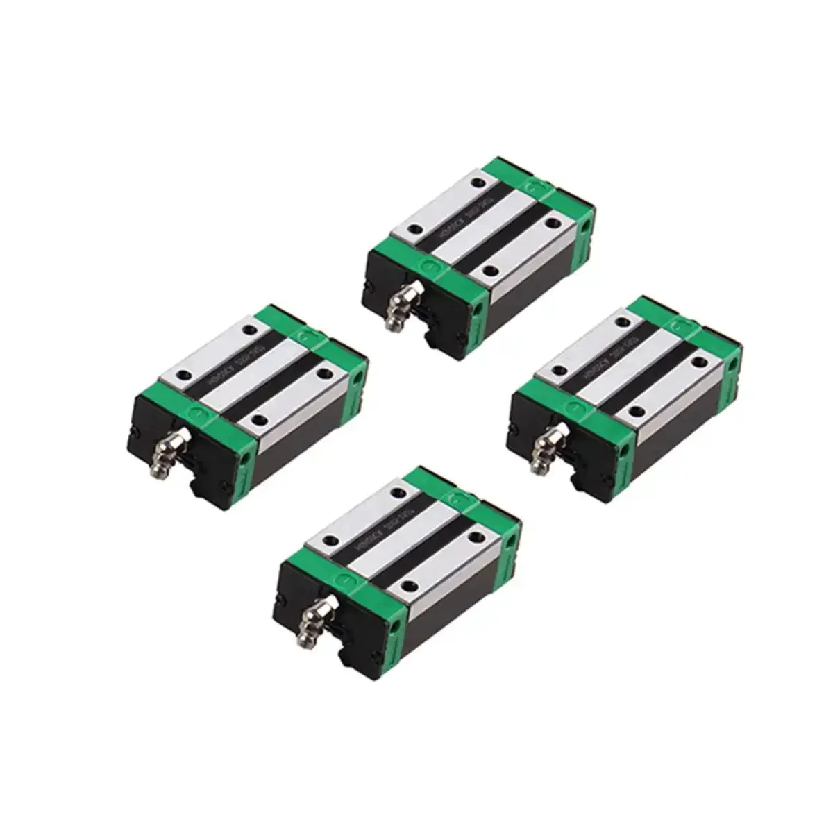2 Piece 800mm HGR20 Linear Guide Rail Kit With 4 HGH20CA Carriages For DIY CNC Routers Lathes Mills And 3D Printers Includes Wrench And Plastic Dust Caps For Maker Friendly Smooth Precision And Durable Performance - Image 2